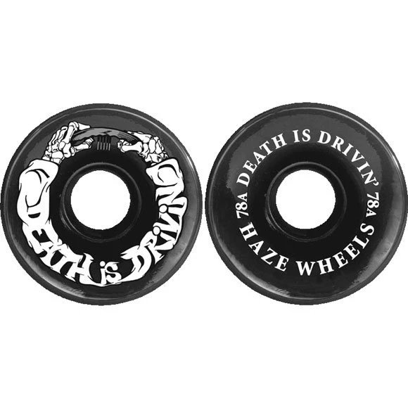 HAZE WHEELS DEATH IS DRIVING 60MM 78A - Tôpette Skateboards & Lifestyle