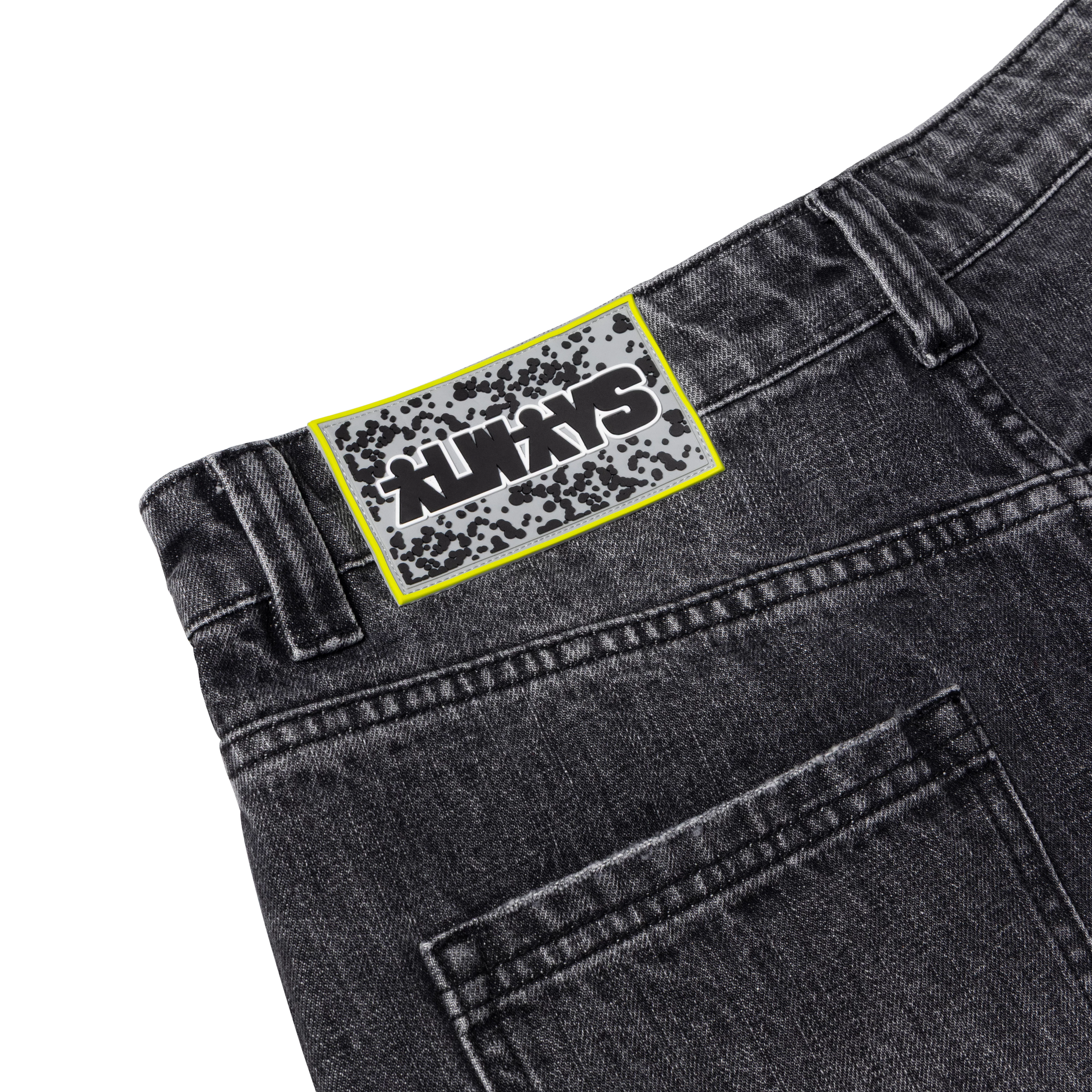 ALWAYS DO WHAT YOU SHOULD WAZA JEANS WASHED BLACK - visuel 2202