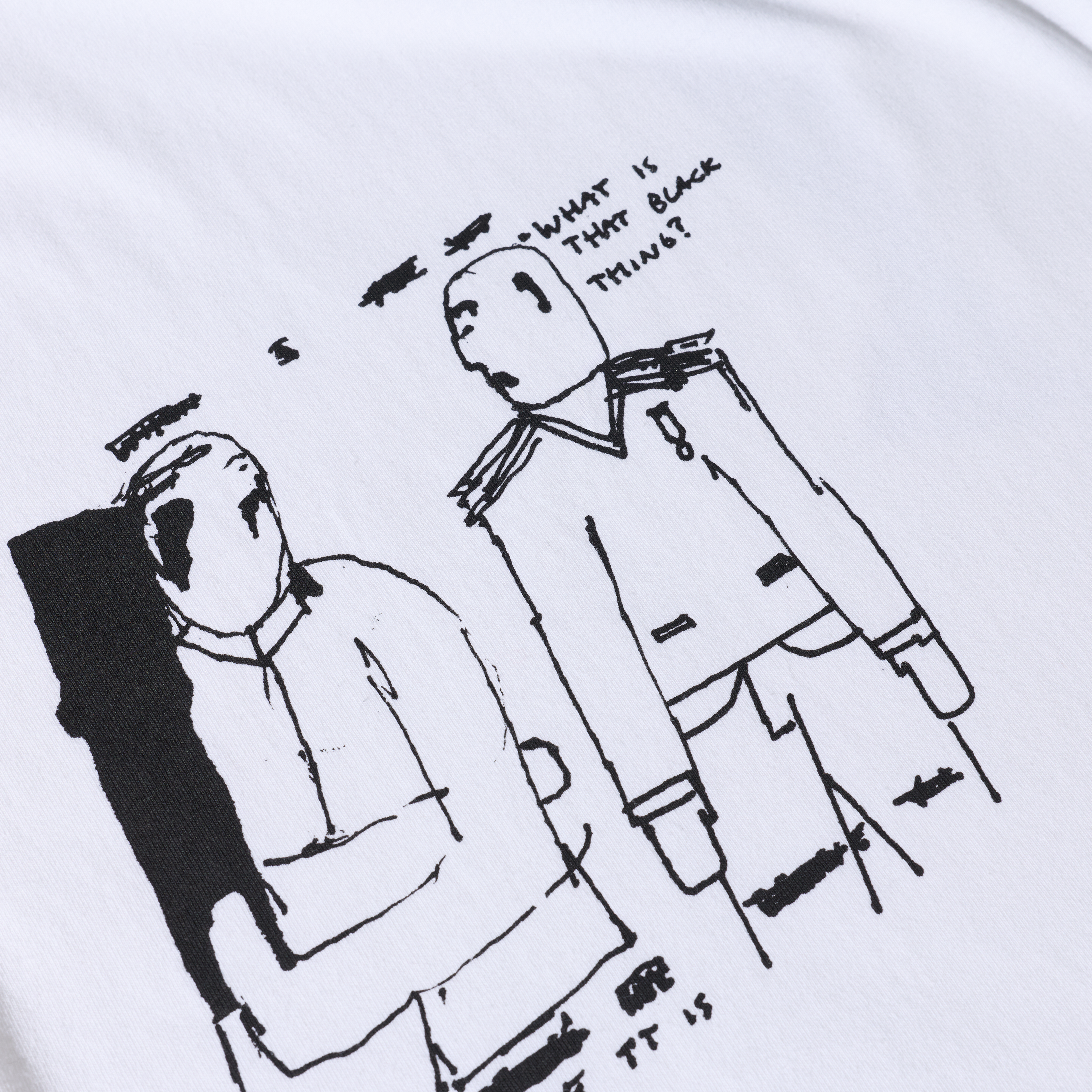 POLAR THE END LS TEE WHITE - Tôpette Skateboards & Lifestyle