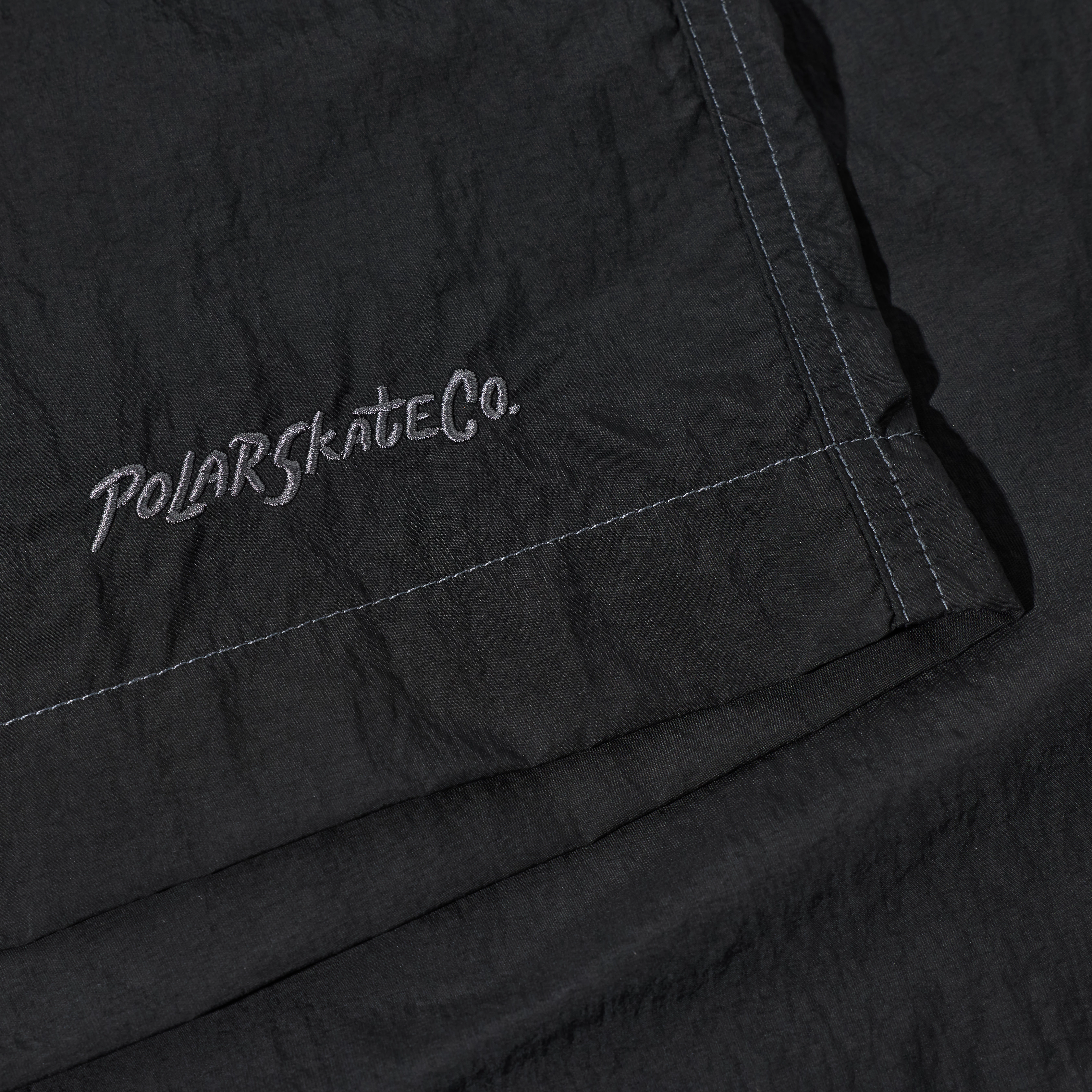 POLAR HIKE SHORTS VINTAGE BLACK - Tôpette Skateboards & Lifestyle