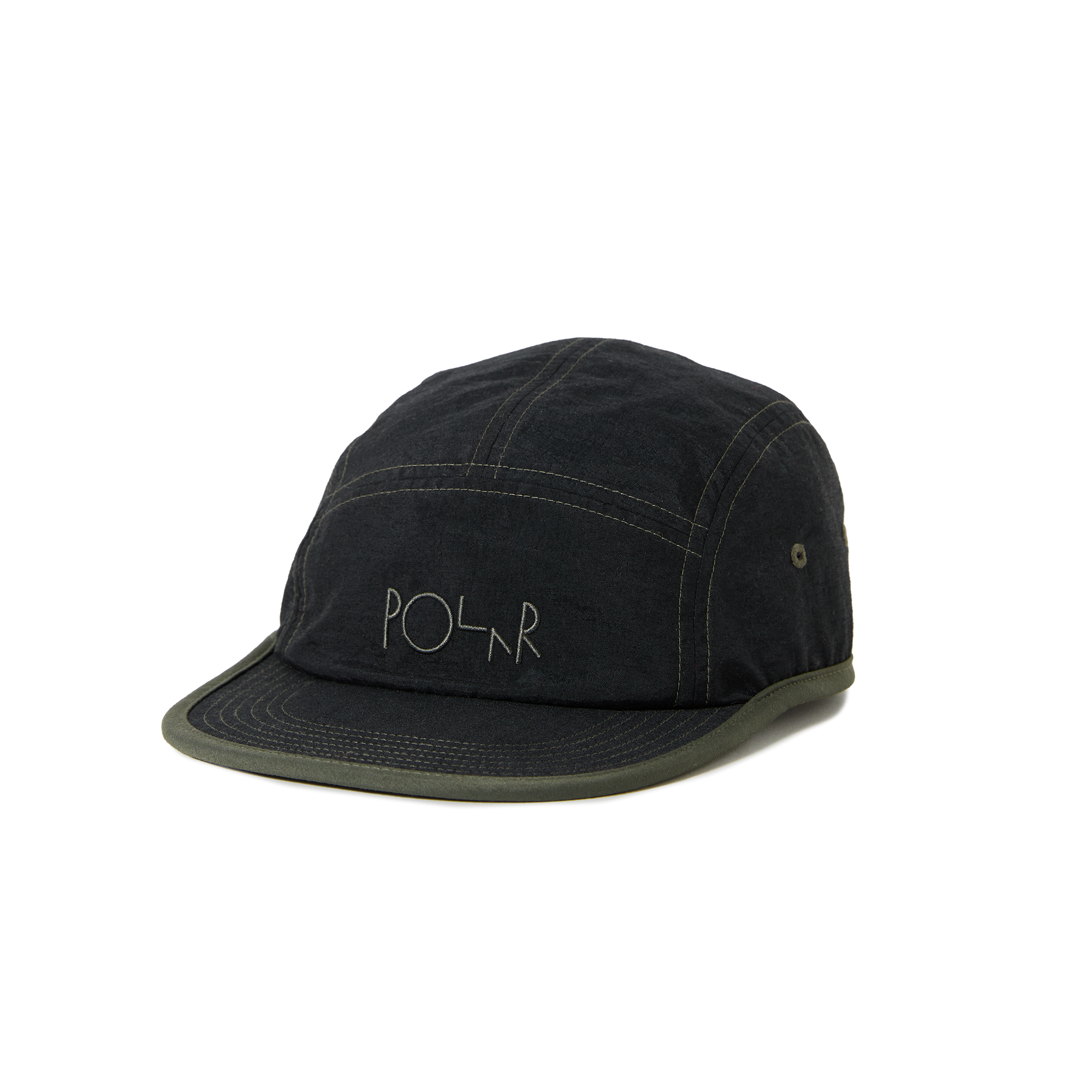 POLAR VILDE CAP BLACK ARMY GREEN - Tôpette Skateboards & Lifestyle
