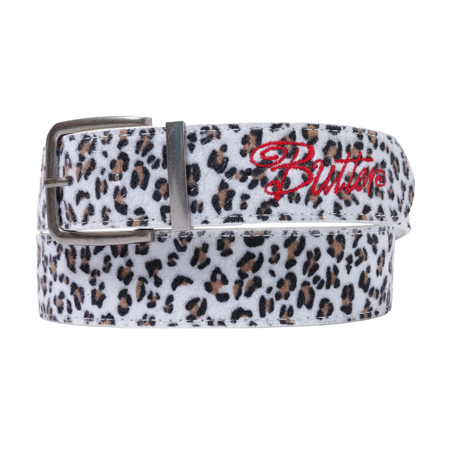 BUTTER GOODS ANIMAL HIDE BELT SNOW LEOPARD - Tôpette Skateboards & Lifestyle