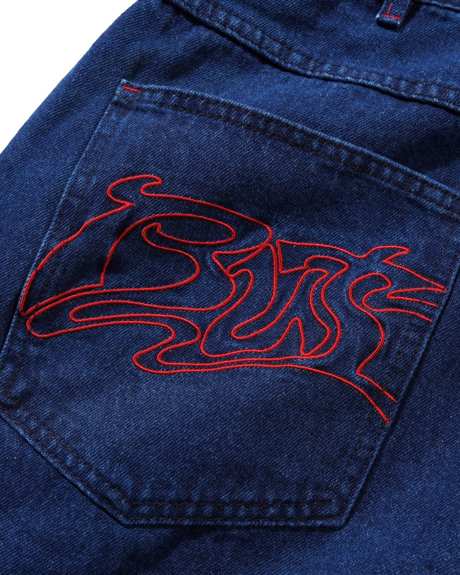 BUTTER GOODS DRUMMER BAGGY SHORTS DENIM INDIGO - Tôpette Skateboards & Lifestyle