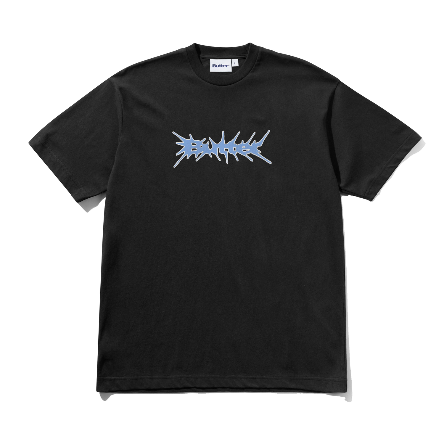 BUTTER GOODS NAIL LOGO TEE BLACK - Tôpette Skateboards & Lifestyle