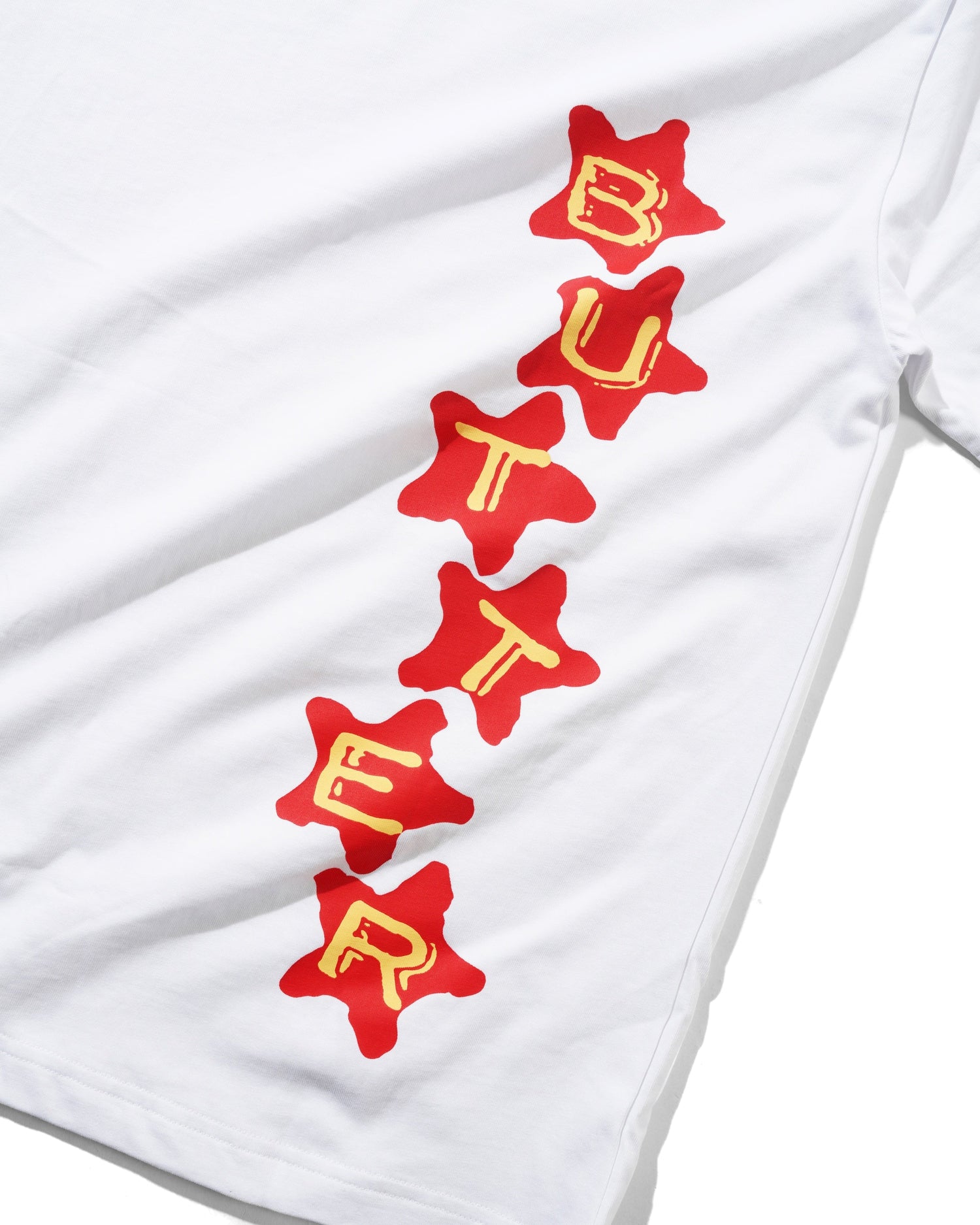 BUTTER GOODS STARS TEE WHITE - Tôpette Skateboards & Lifestyle