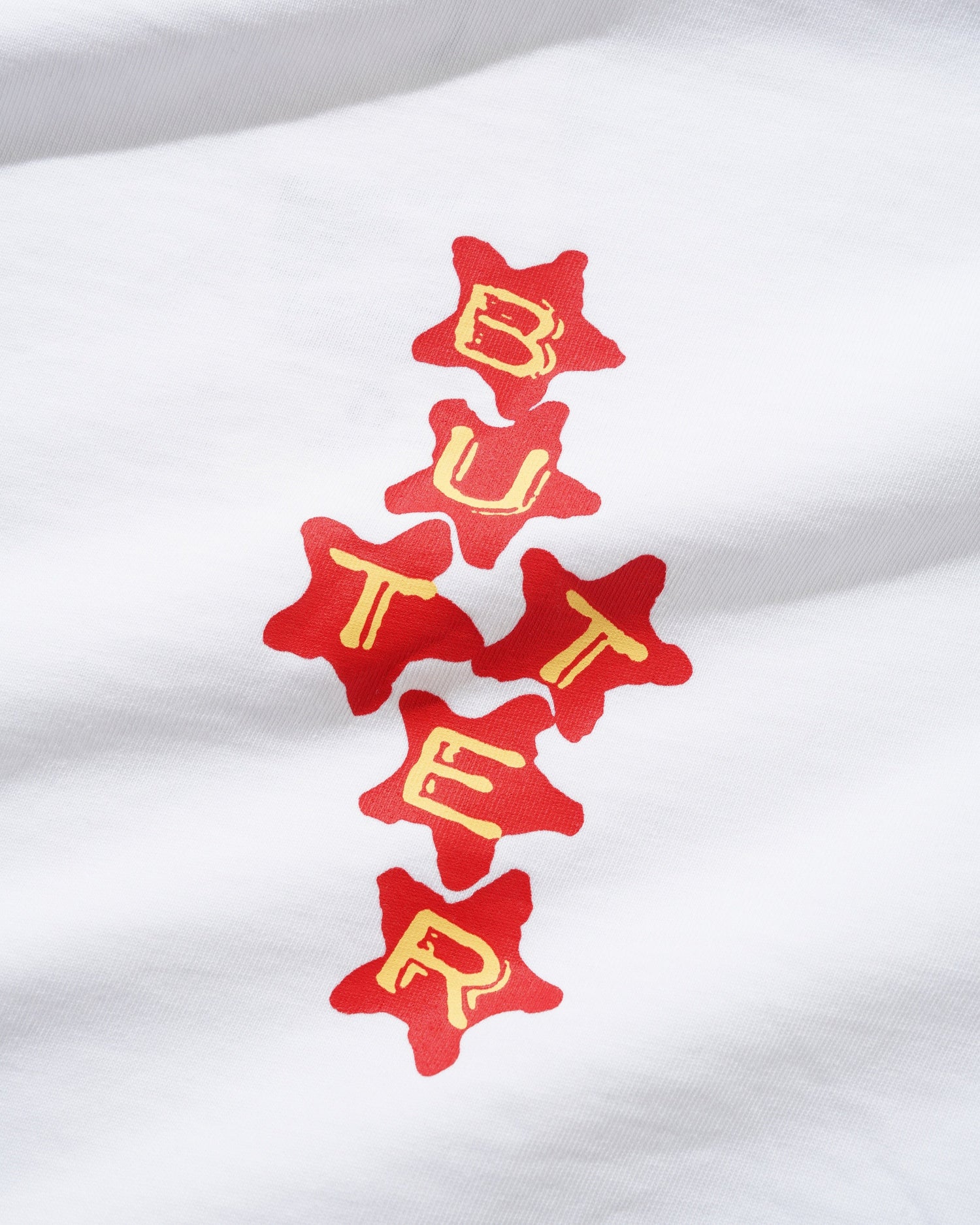 BUTTER GOODS STARS TEE WHITE - Tôpette Skateboards & Lifestyle