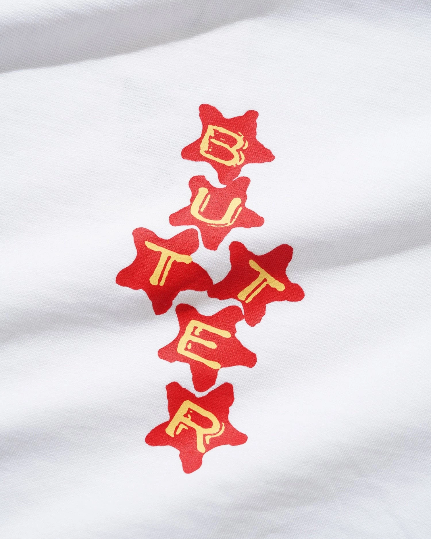 BUTTER GOODS STARS TEE WHITE - Tôpette Skateboards & Lifestyle