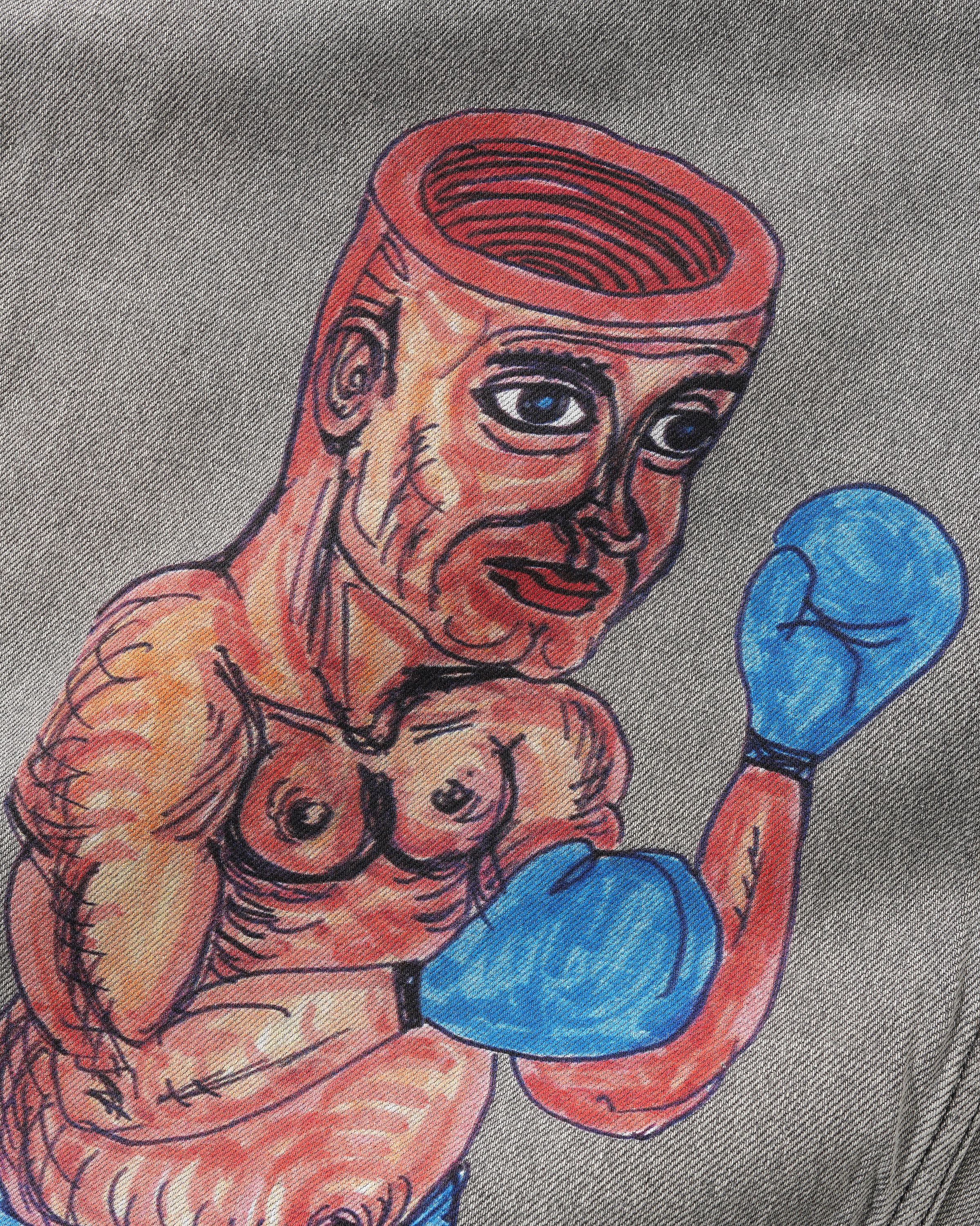 BUTTER GOODS X DANIEL JOHNSTON BOXING JEANS WASHED SOFT GREY - Tôpette Skateboards