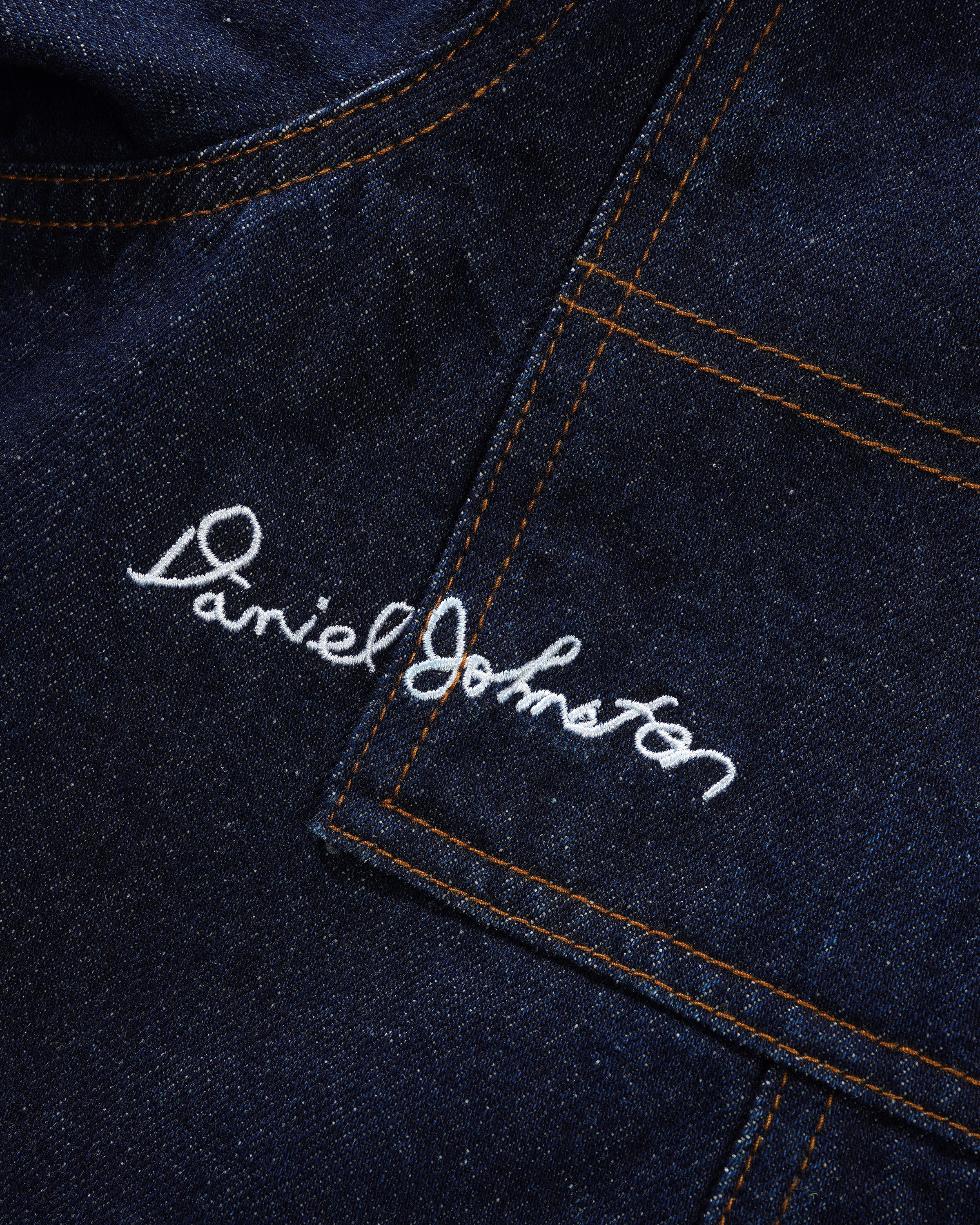 BUTTER GOODS X DANIEL JOHNSTON  BULL SELVEDGE DENIM JACKET RAW INDIGO - Tôpette Skateboards & Lifestyle
