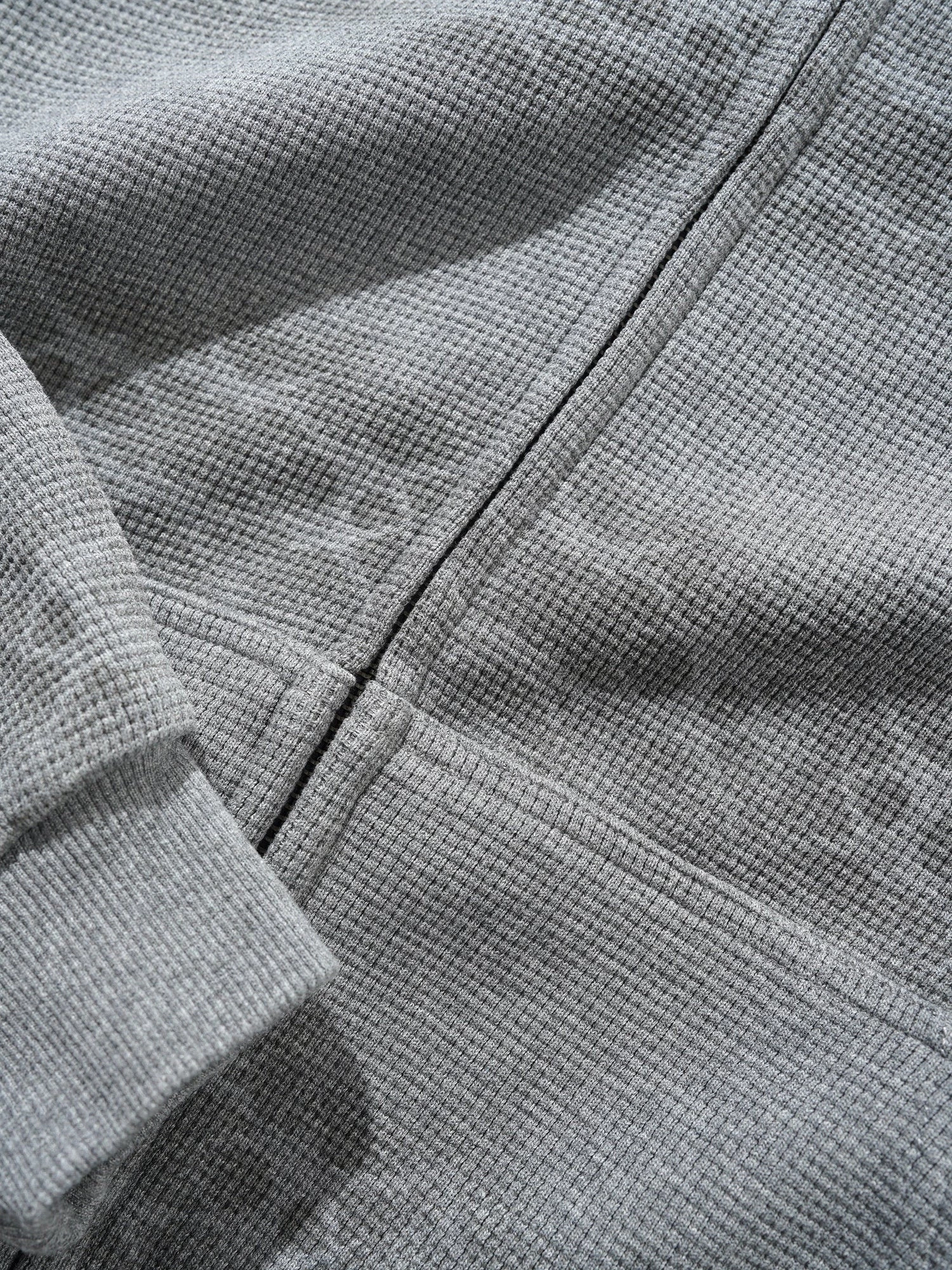 BUTTER FADED WAFFLE ZIP-THRU HOOD GREY - Tôpette Skateboards & Lifestyle