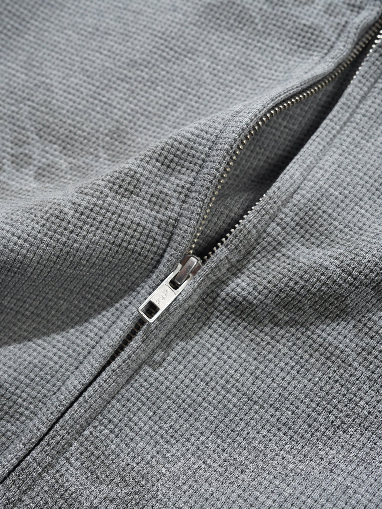 BUTTER FADED WAFFLE ZIP-THRU HOOD GREY - Tôpette Skateboards & Lifestyle
