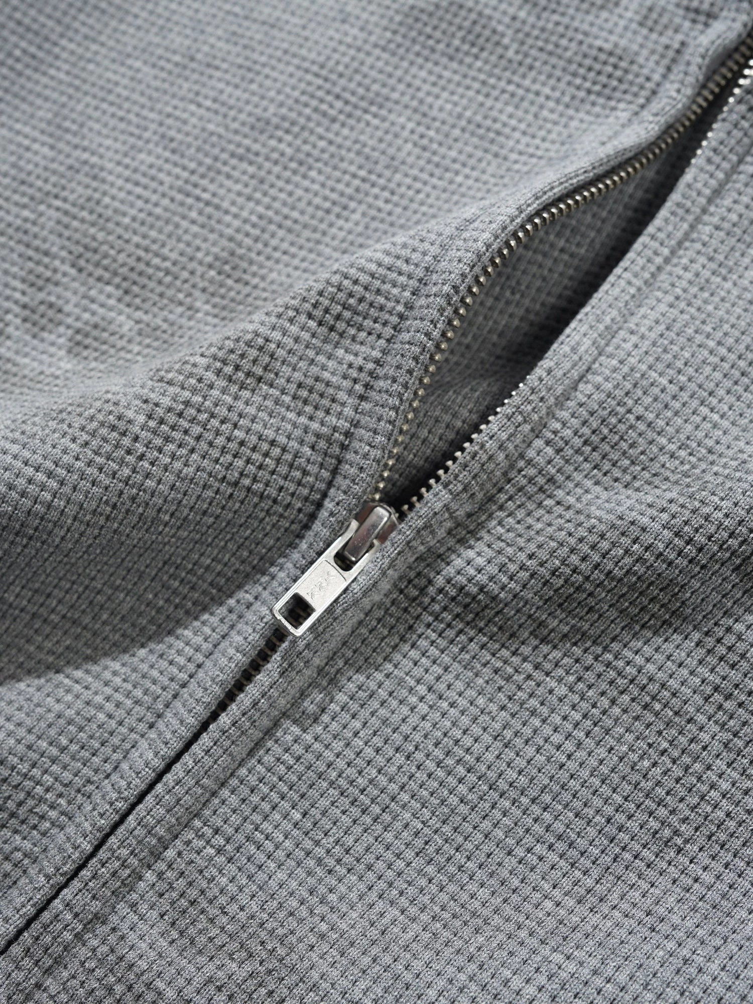 BUTTER FADED WAFFLE ZIP-THRU HOOD GREY - Tôpette Skateboards & Lifestyle