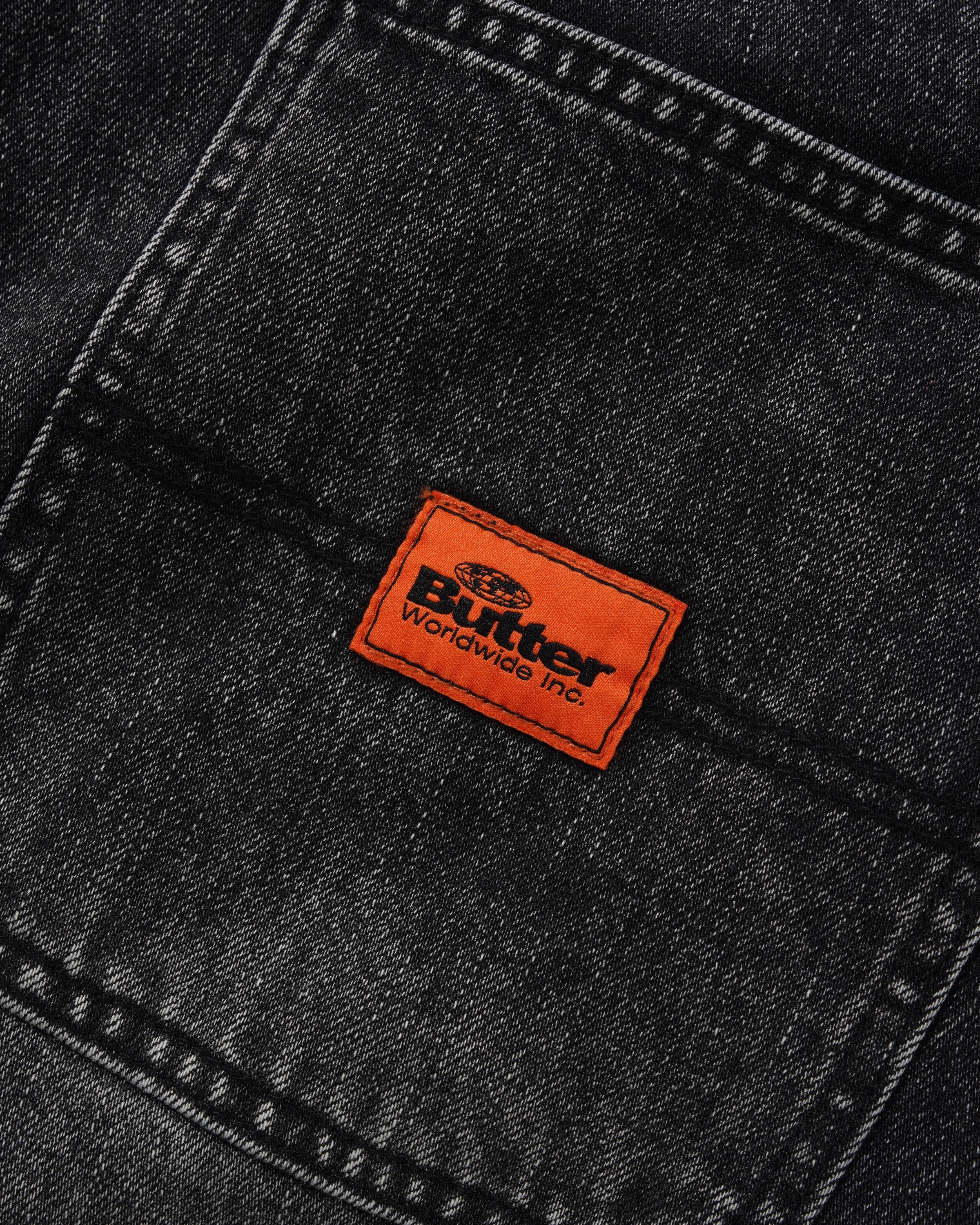 BUTTER GOODS SANTOSUOSSO DENIM JEANS STONEWASH BLACK - Tôpette Skateboards & Lifestyle