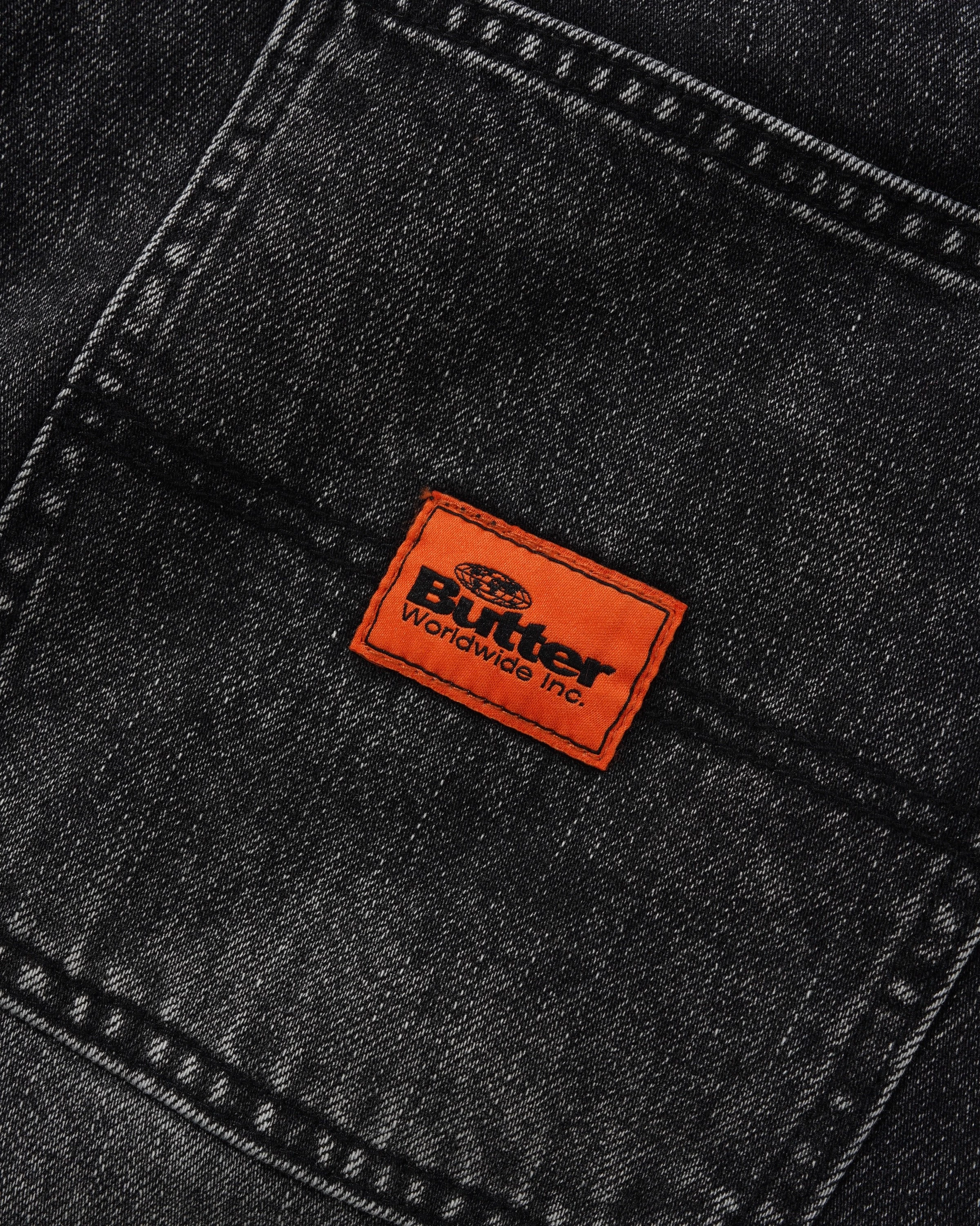 BUTTER GOODS SANTOSUOSSO DENIM JEANS STONEWASH BLACK - Tôpette Skateboards & Lifestyle