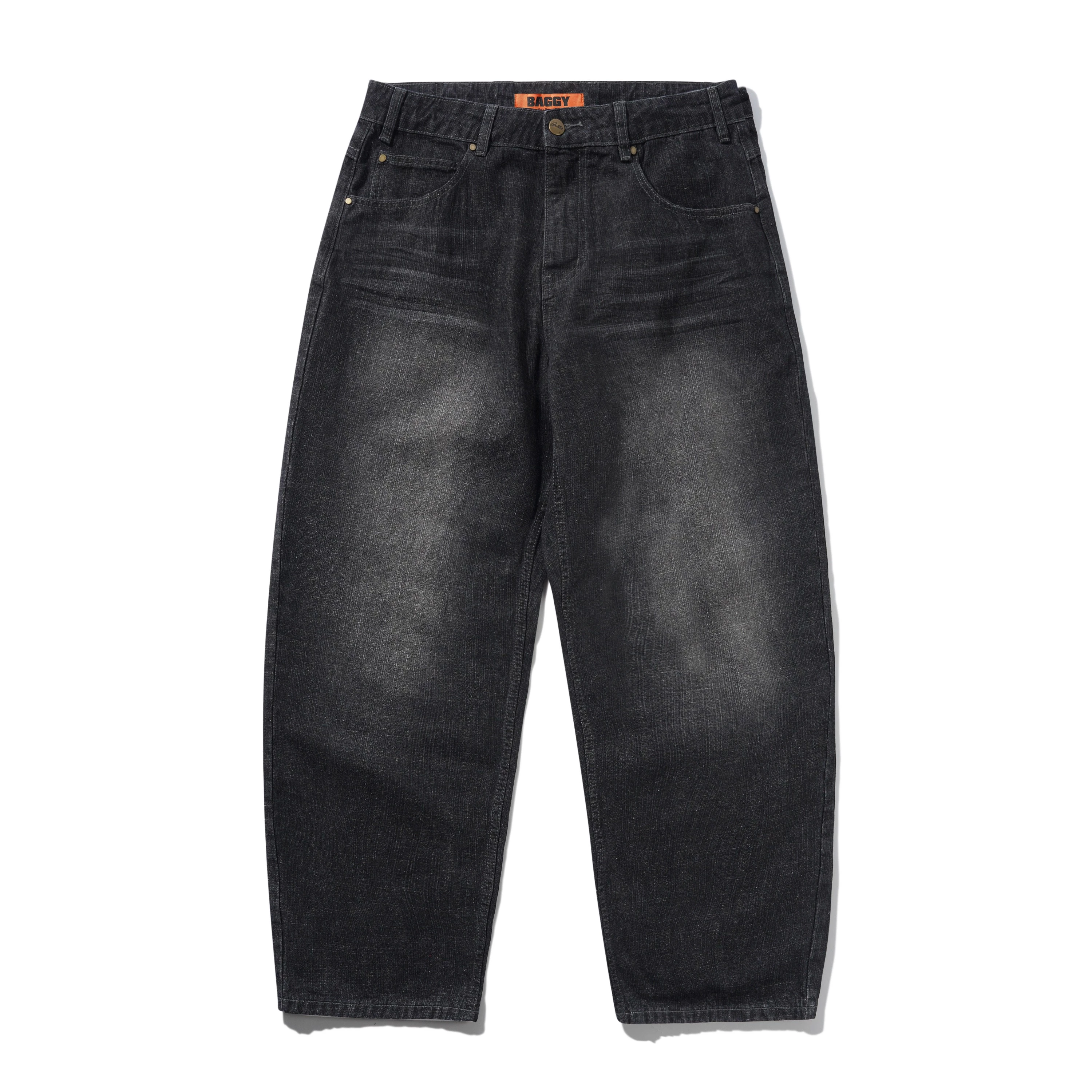 BUTTER GOODS SCORPION STITCH DENIM JEANS SLUB BLACK - Tôpette Skateboards & Lifestyle