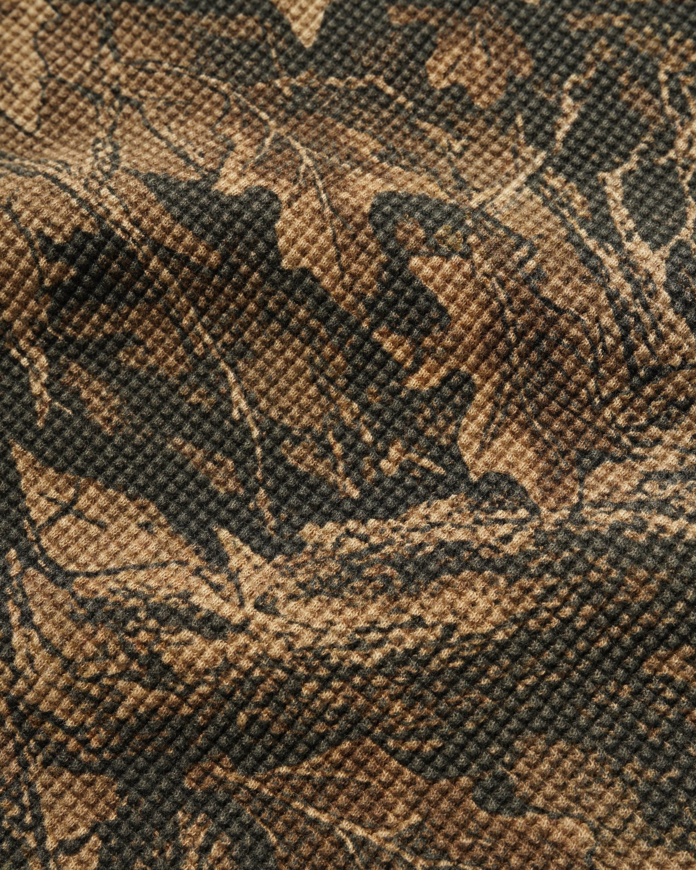 BUTTER GOODS WAFFLE L/S TOP FOREST CAMO - Tôpette Skateboards & Lifestyle