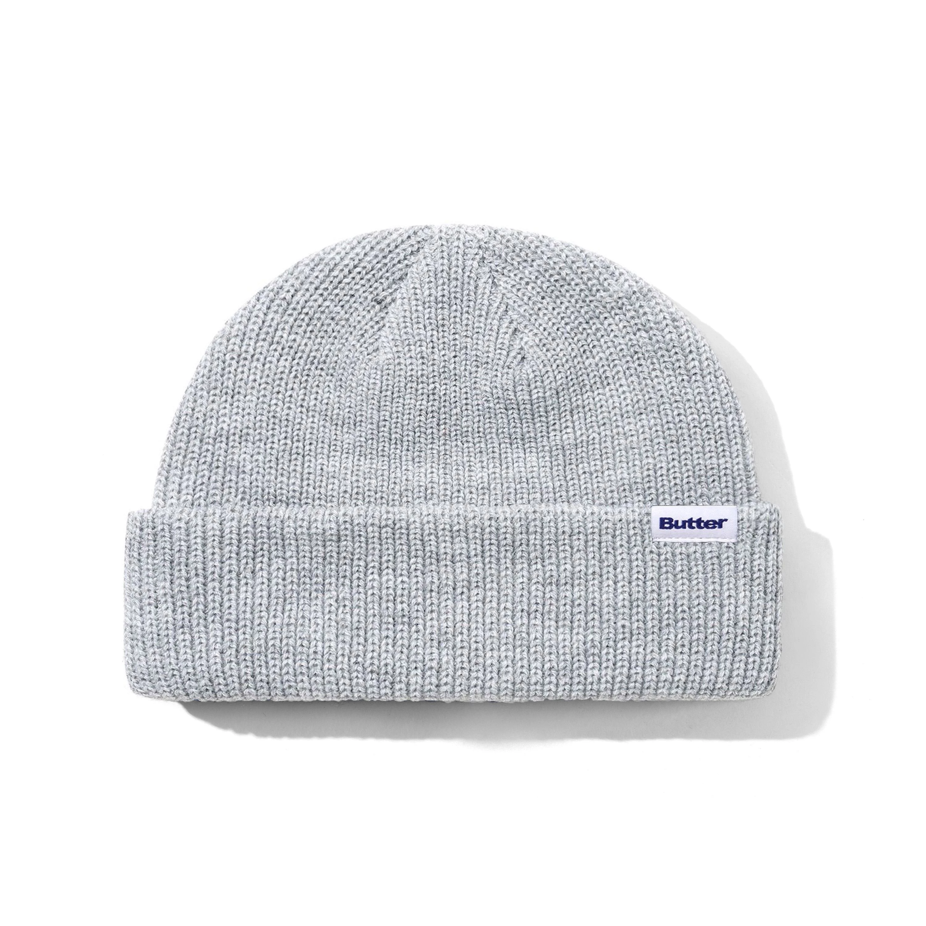 BUTTER GOODS WHARFIE BEANIE ASH GREY