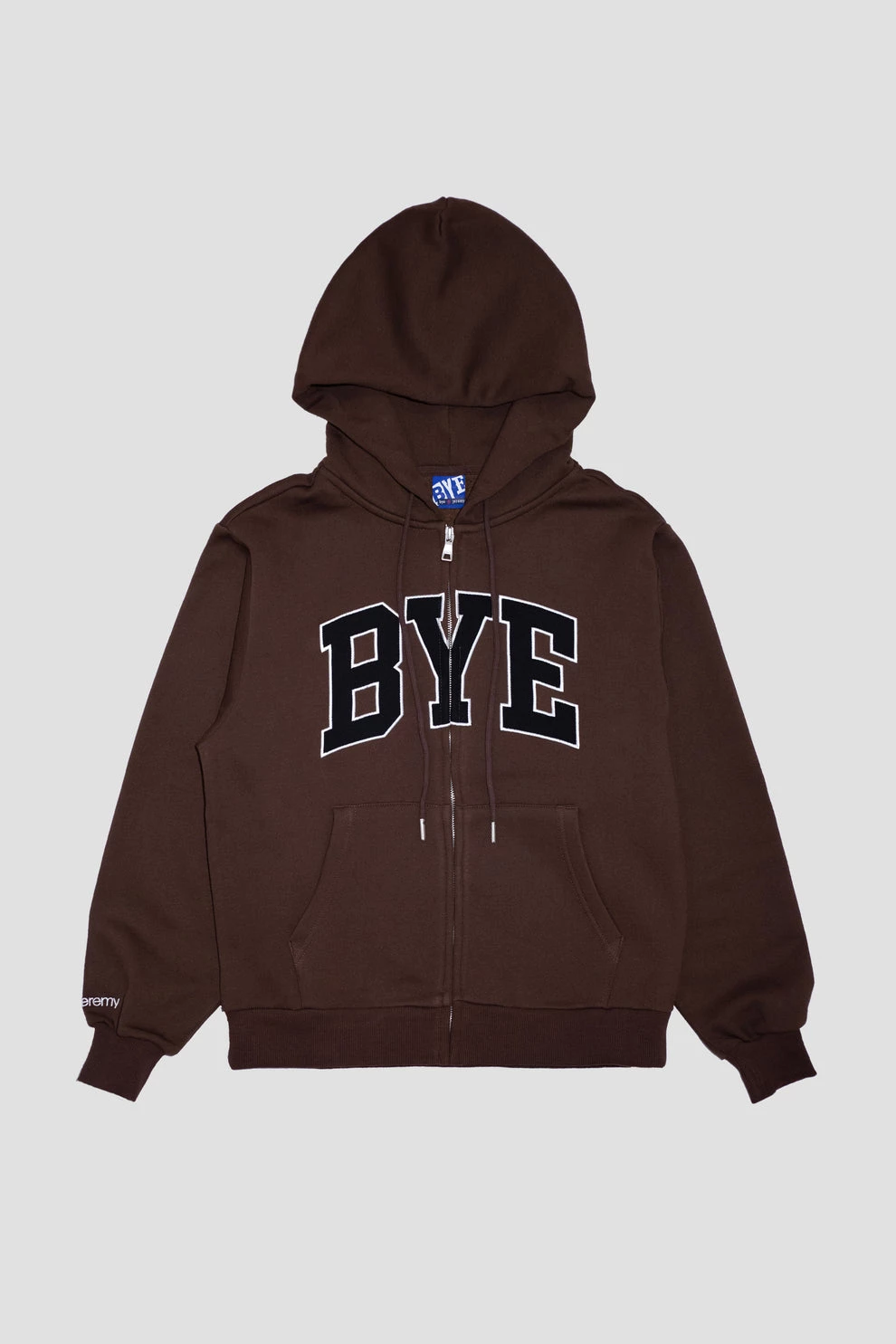 BYE JEREMY BYE HOODIE BROWN - Tôpette Skateboards & Lifestyle