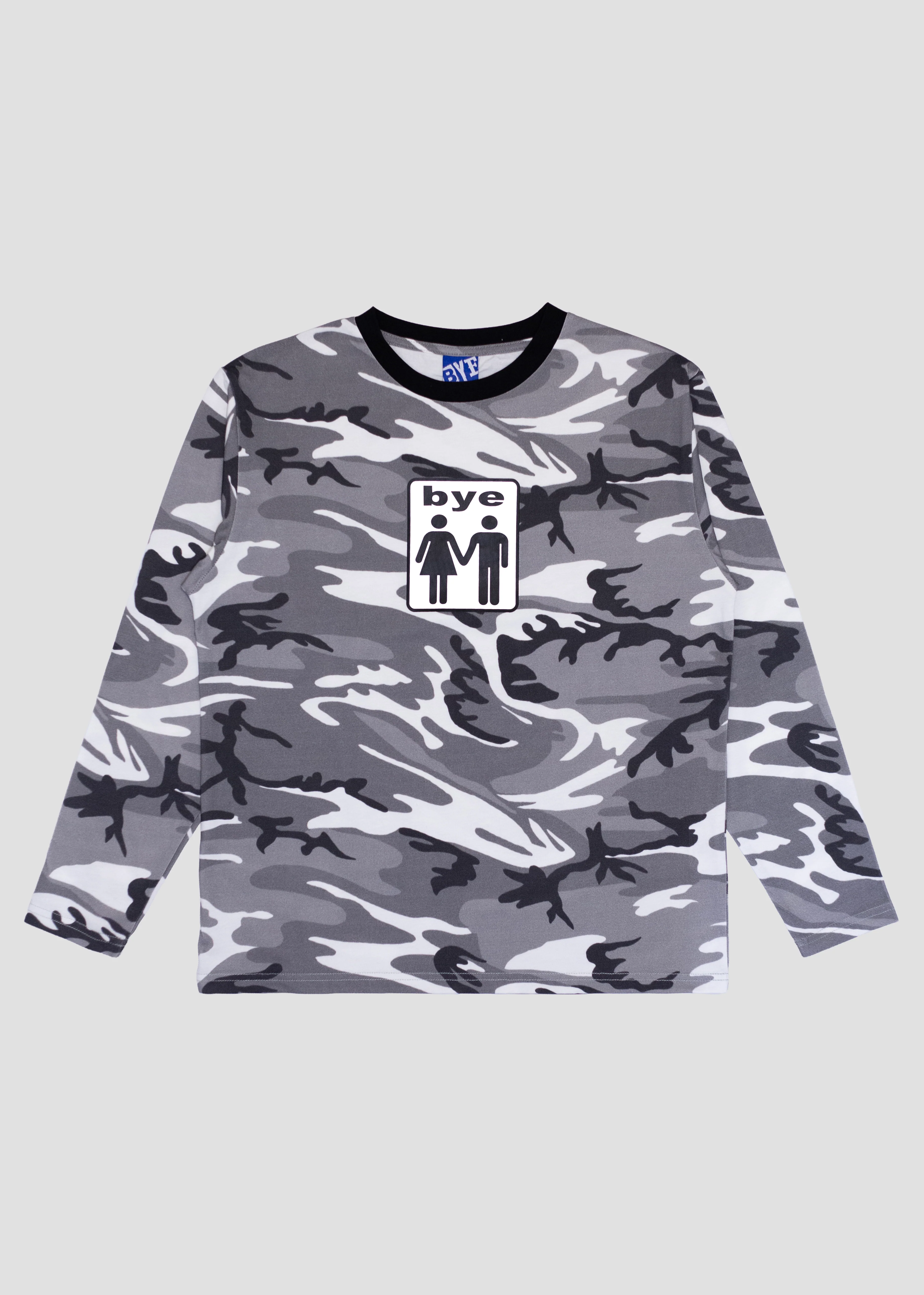 BYE JEREMY LONG SLEEVE CAMO  - Tôpette Skateboards & Lifestyle