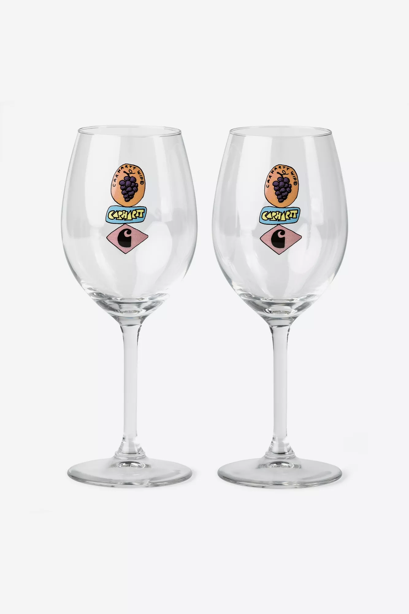 CARHARTT STACKED GRAPES WINE GLASS SET - Tôpette Skateboards & Lifestyle