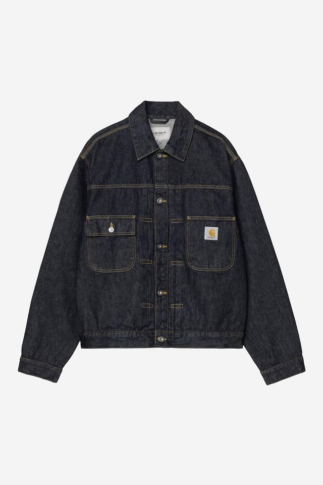 CARHARTT WIP BELMAR JACKET BLUE RINSED - Tôpette Skateboards & Lifestyle
