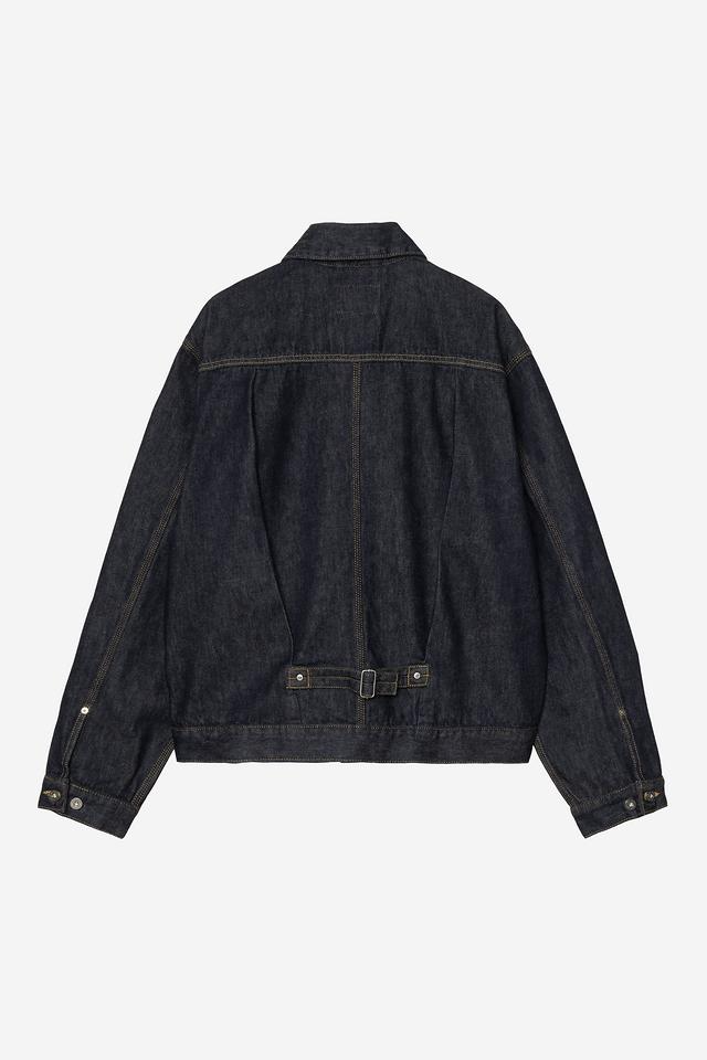 CARHARTT WIP BELMAR JACKET BLUE RINSED - Tôpette Skateboards & Lifestyle