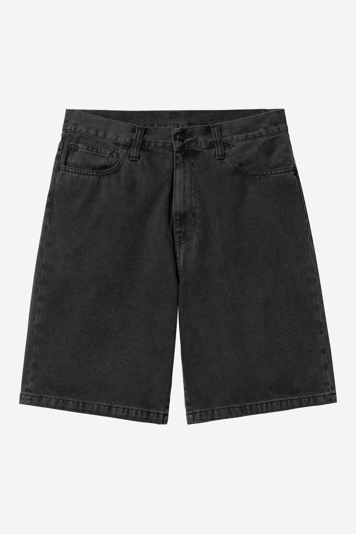 LANDON SHORT BLACK STONE WASHED  - Tôpette Skateboards & Lifestyle