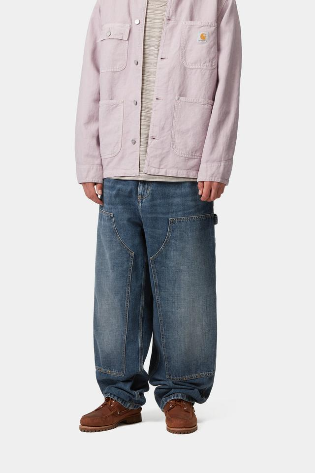 CARHARTT WIP OG DOUBLE KNEE PANT BLUE DARK USED WASH - Tôpette Skateboards & Lifestyle