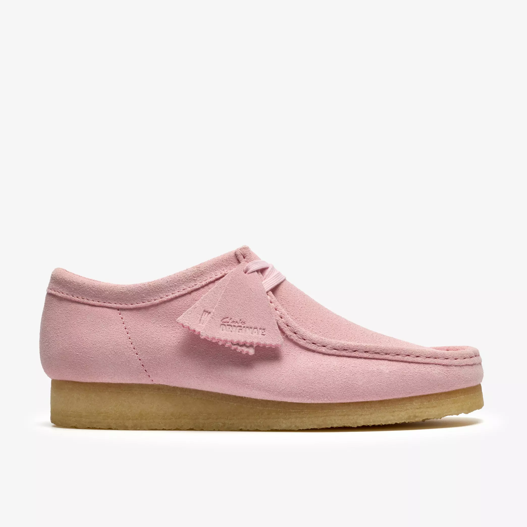 CLARKS WALLABEE LIGHT PINK SUEDE - Tôpette Skateboards & Lifestyle