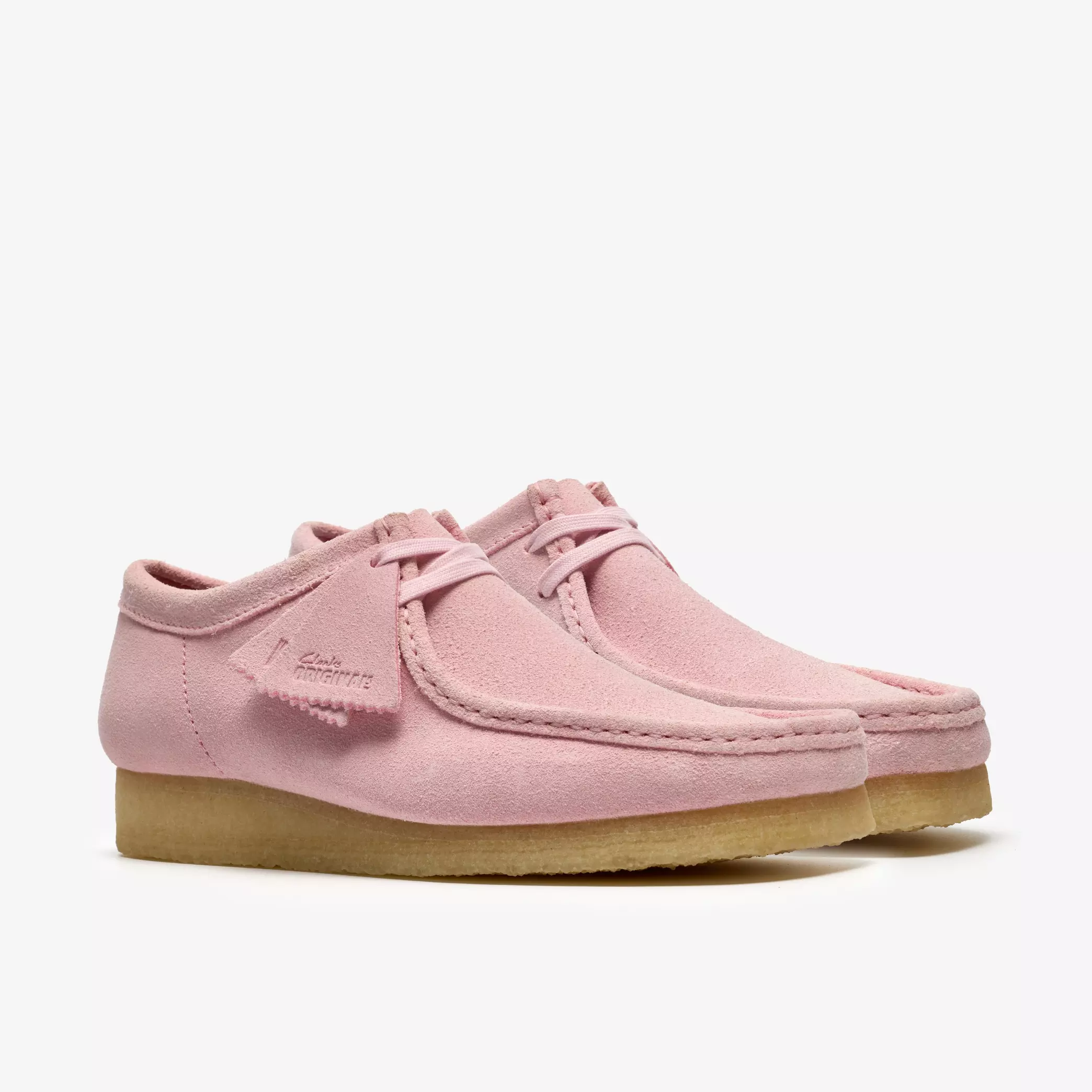 CLARKS WALLABEE LIGHT PINK SUEDE - Tôpette Skateboards & Lifestyle