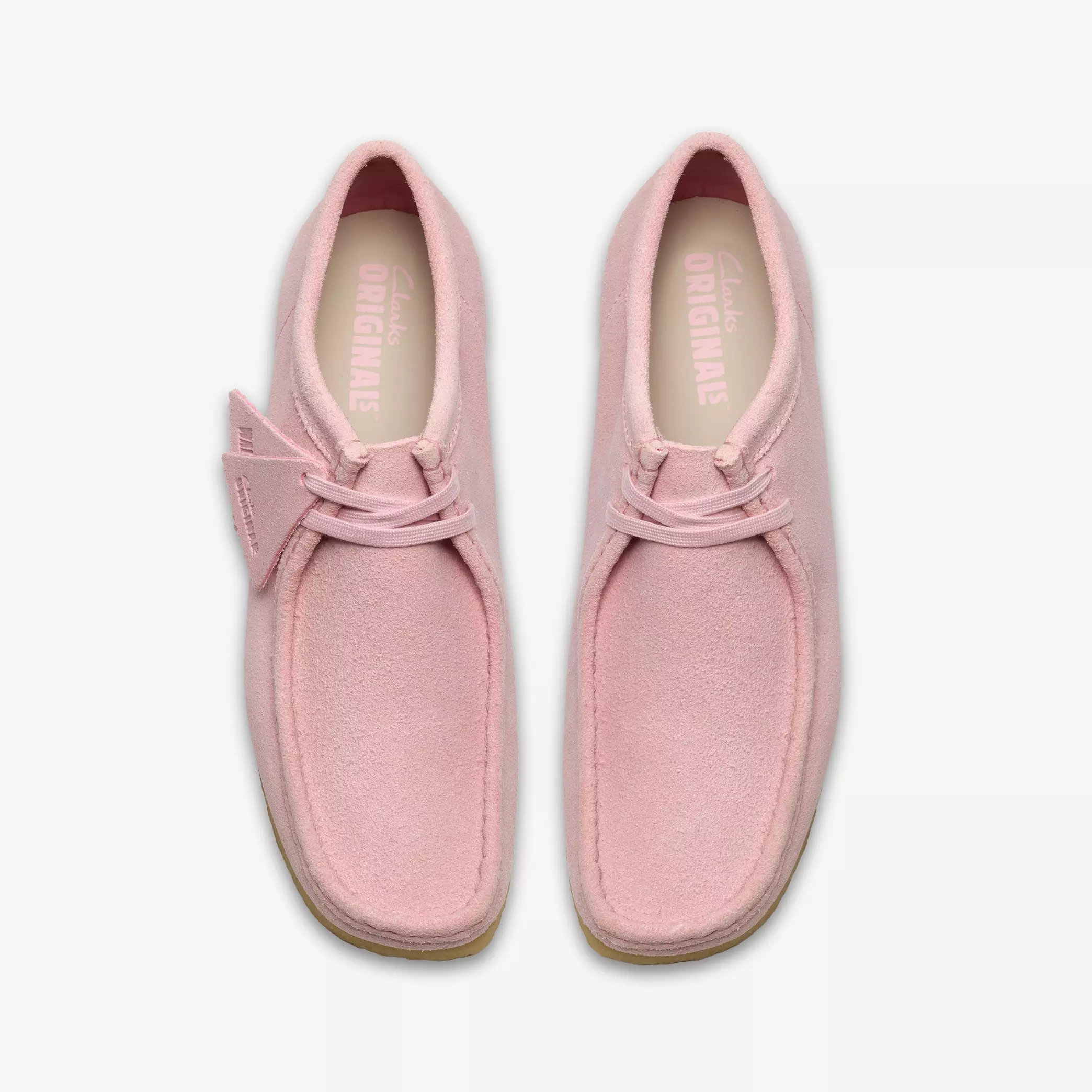 CLARKS WALLABEE LIGHT PINK SUEDE - Tôpette Skateboards & Lifestyle
