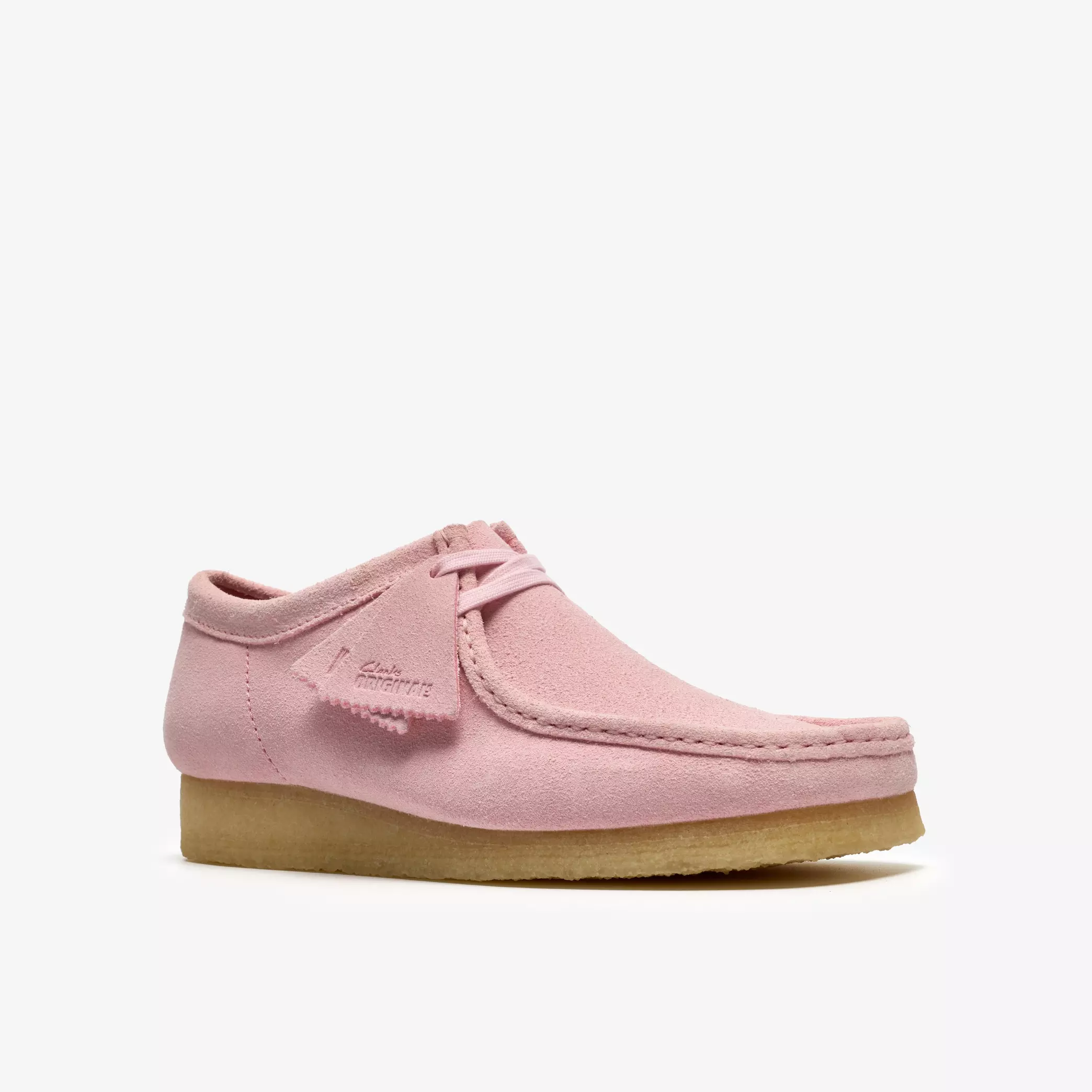 CLARKS WALLABEE LIGHT PINK SUEDE - Tôpette Skateboards & Lifestyle
