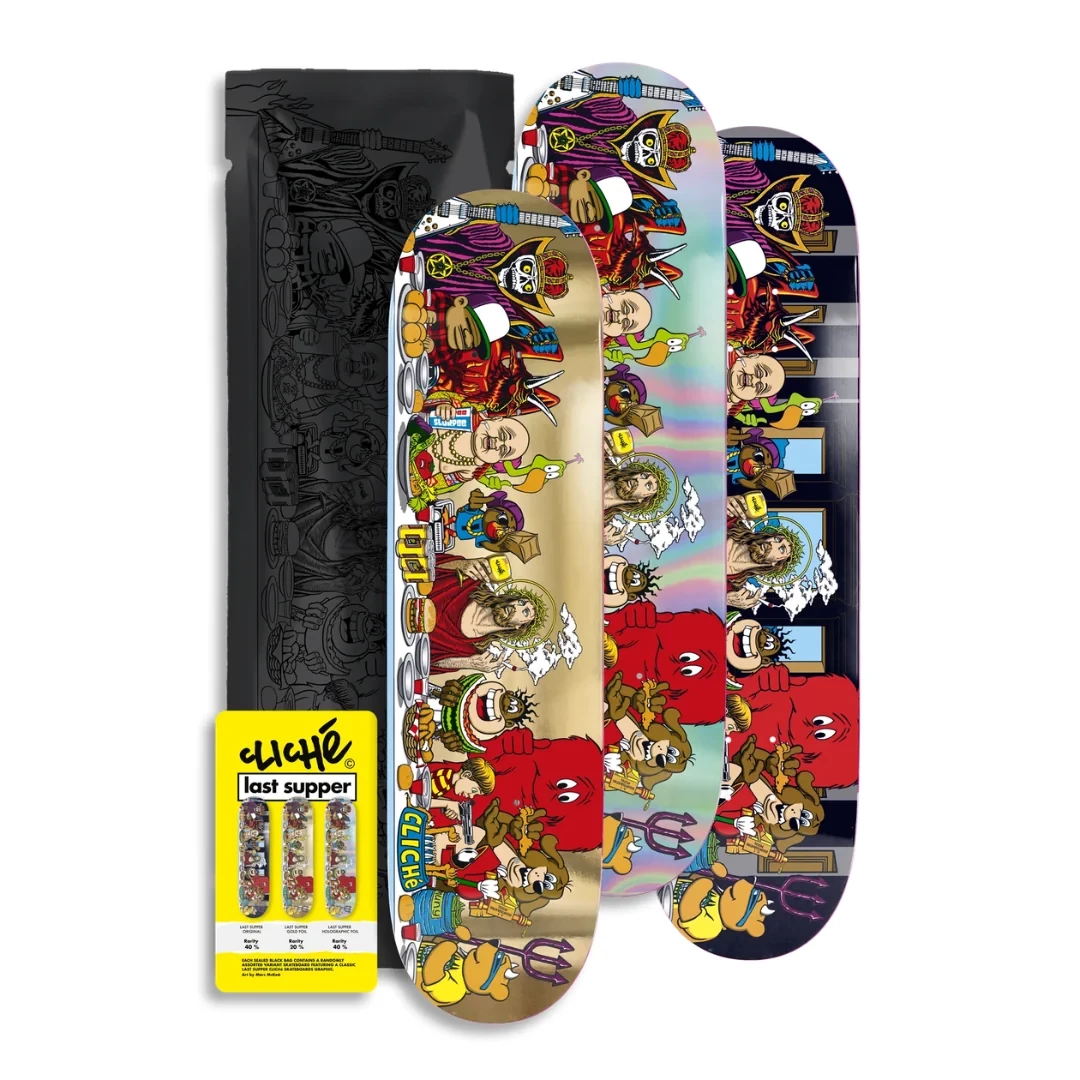 CLICHÉ SKATEBOARDS LAST SUPPER BLIND BAG 8.5
