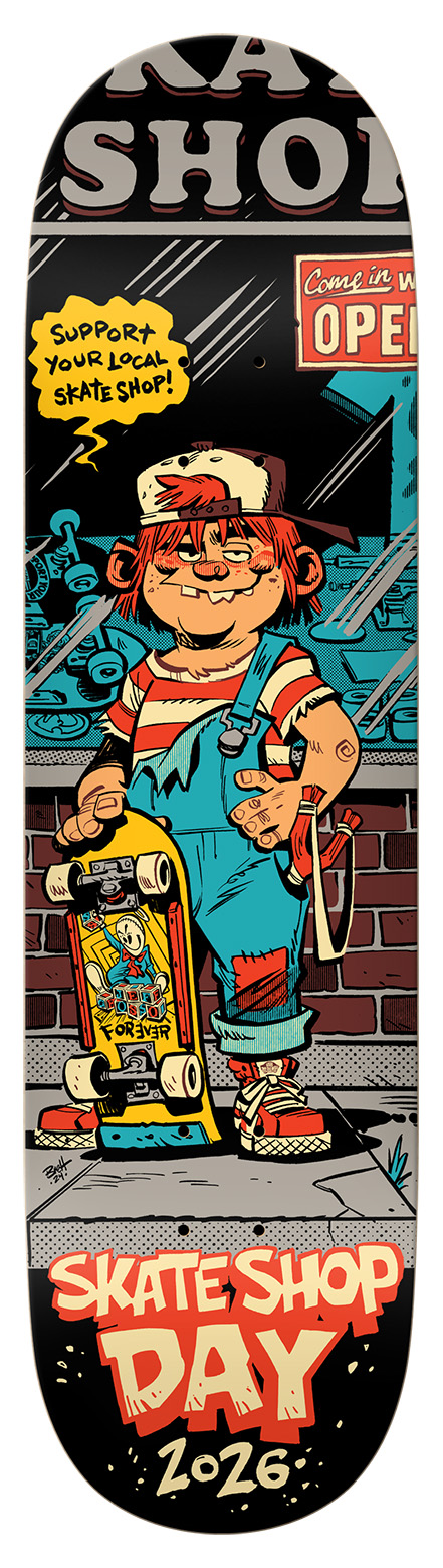 DELUXE BOARD SKATESHOP DAY 2026 SHOP KEEPERS 8.25  - Tôpette Skateboards & Lifestyle