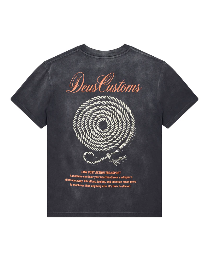 DEUS EX MACHINE HORSEPLAY TEE BLACK BEAUTY - Tôpette Skateboards & Lifestyle
