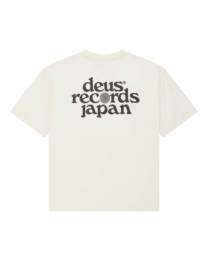DEUS EX MACHINA STRATA TEE DIRTY WHITE - Tôpette Skateboards & Lifestyle