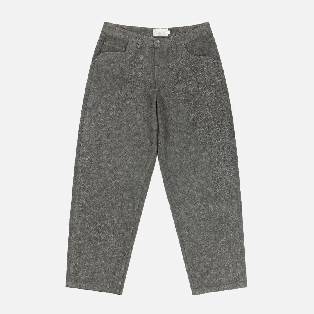 DIME BAGGY DENIM PANT ELECTRIC CHARCOAL - Tôpette Skateboards & Lifestyle