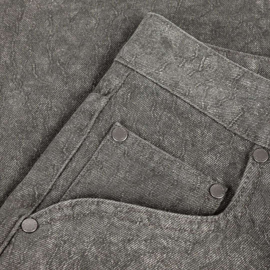 DIME BAGGY DENIM PANT ELECTRIC CHARCOAL - Tôpette Skateboards & Lifestyle