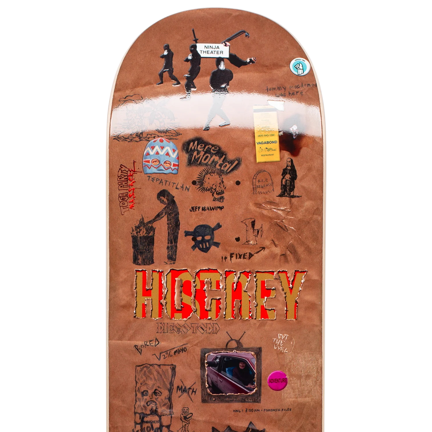 HOCKEY BOARD PAPER COVER - DIEGO TODD 8.38 - Tôpette Skateboards & Lifestyle