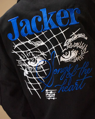 JACKER MIGHTY BLUE COACH JACKET - Tôpette Skateboards & Lifestyle