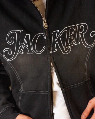 JACKER ROUGH GARMENT DYED PREMIUM HOODIE ZIP - Tôpette Skateboards & Lifestyle
