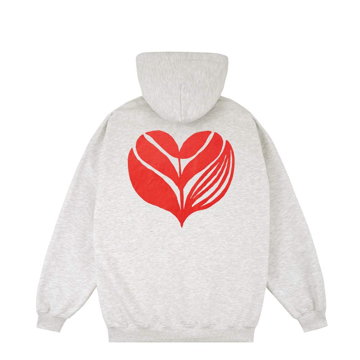 MAGENTA LOVE HOODIE ASH - Tôpette Skateboards & Lifestyle