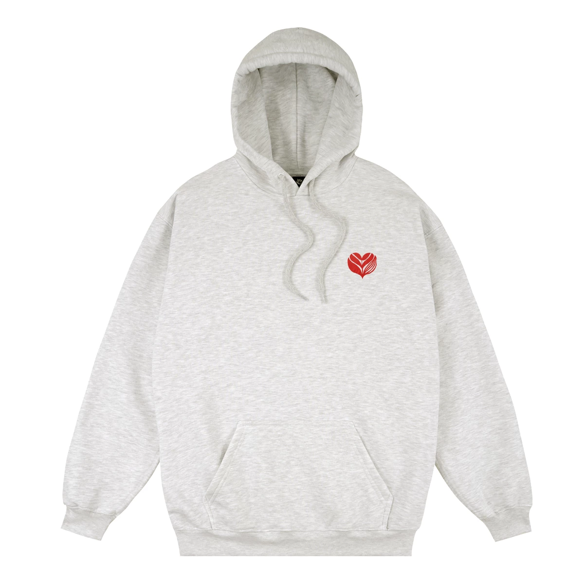 MAGENTA LOVE HOODIE ASH - Tôpette Skateboards & Lifestyle