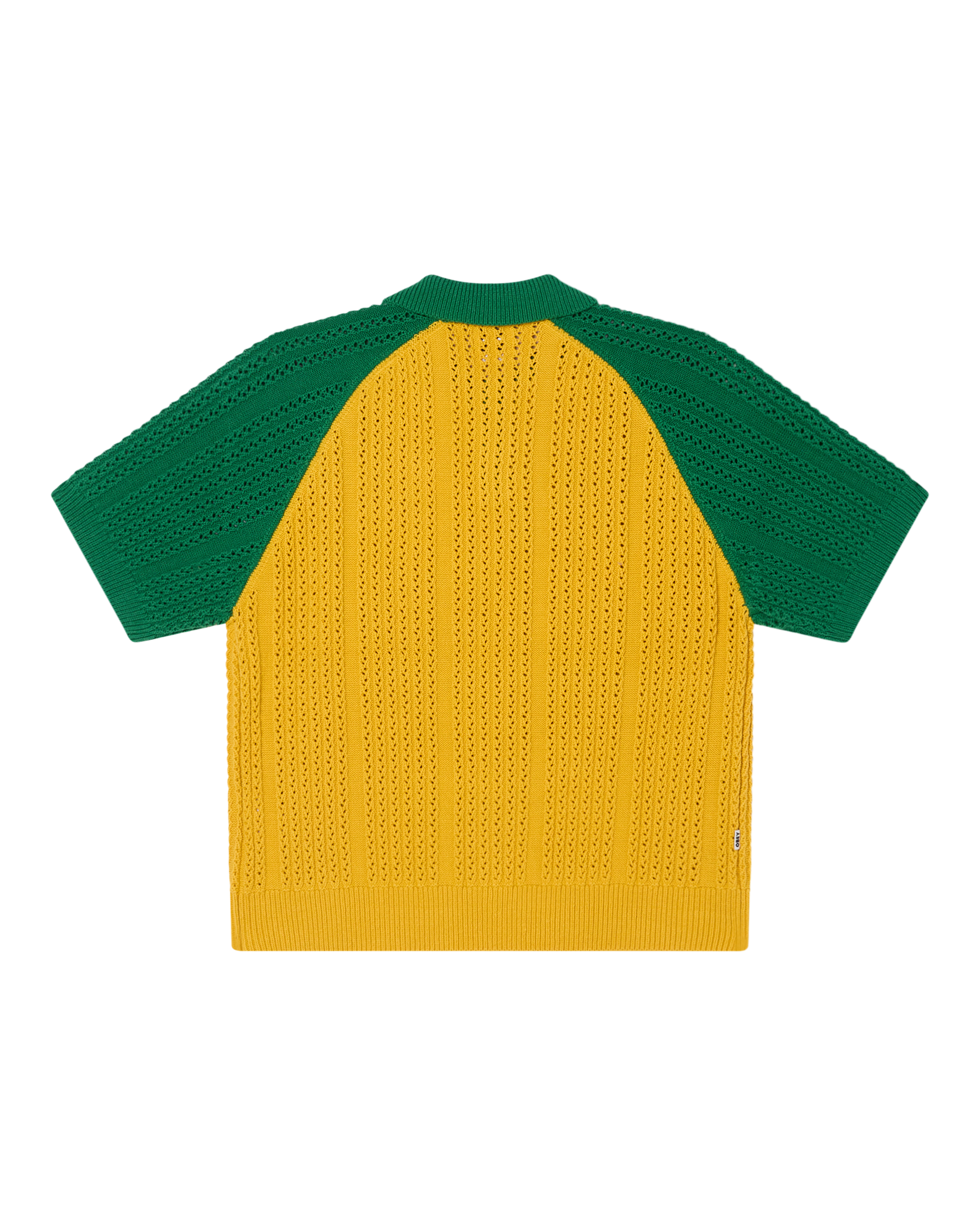 OBEY ABEL POLO SWEATER MUSTARD MULTI - Tôpette Skateboards & Lifestyle