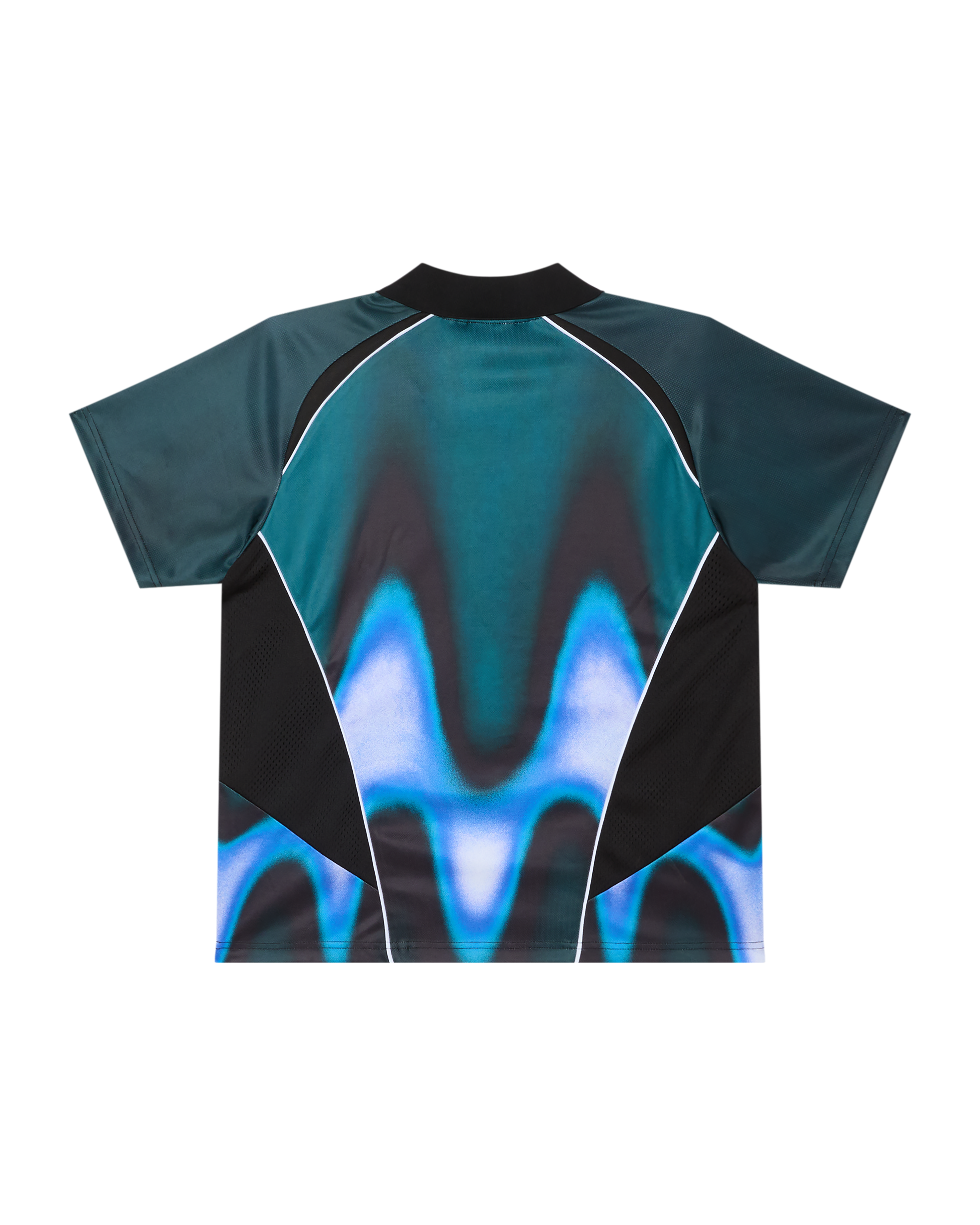 OBEY BLURRED SOCCER JERSEY DARK TEAL MULTI - Tôpette Skateboards & Lifestyle