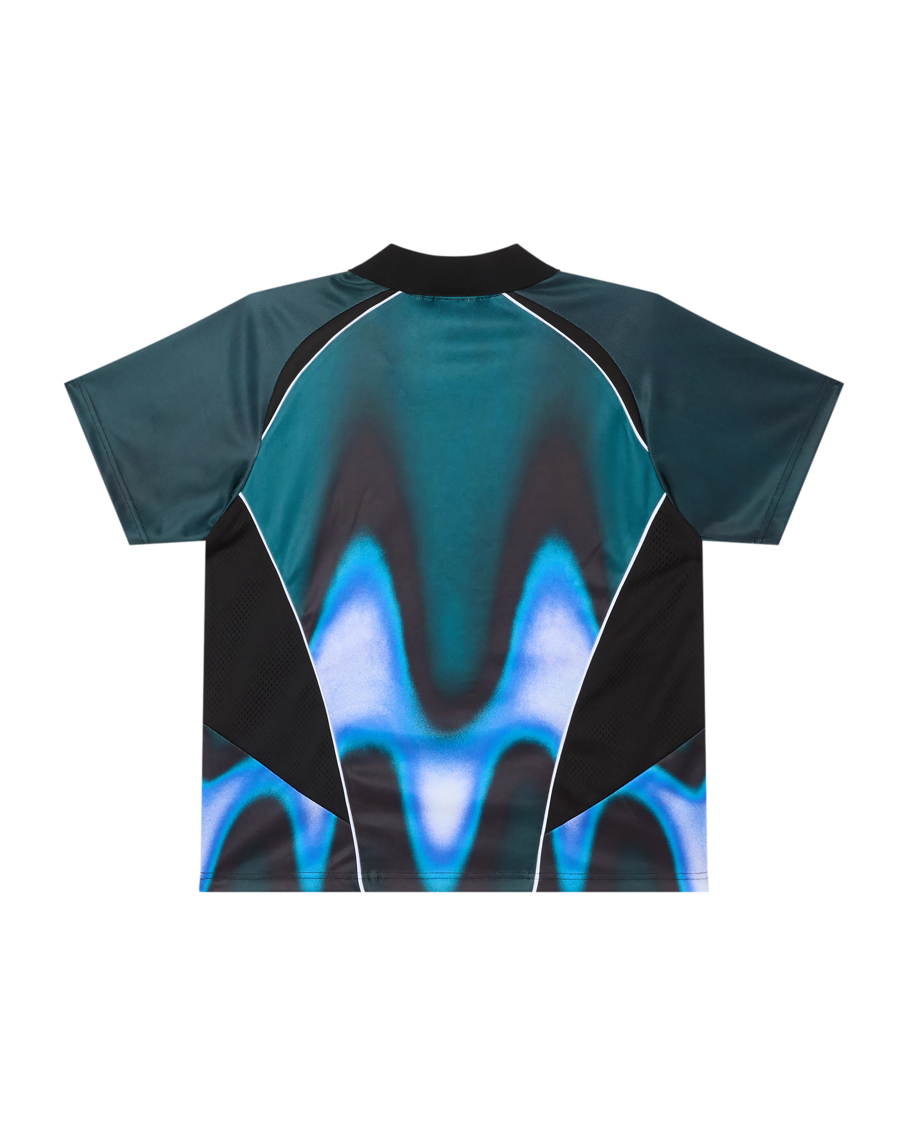 OBEY BLURRED SOCCER JERSEY DARK TEAL MULTI - Tôpette Skateboards & Lifestyle