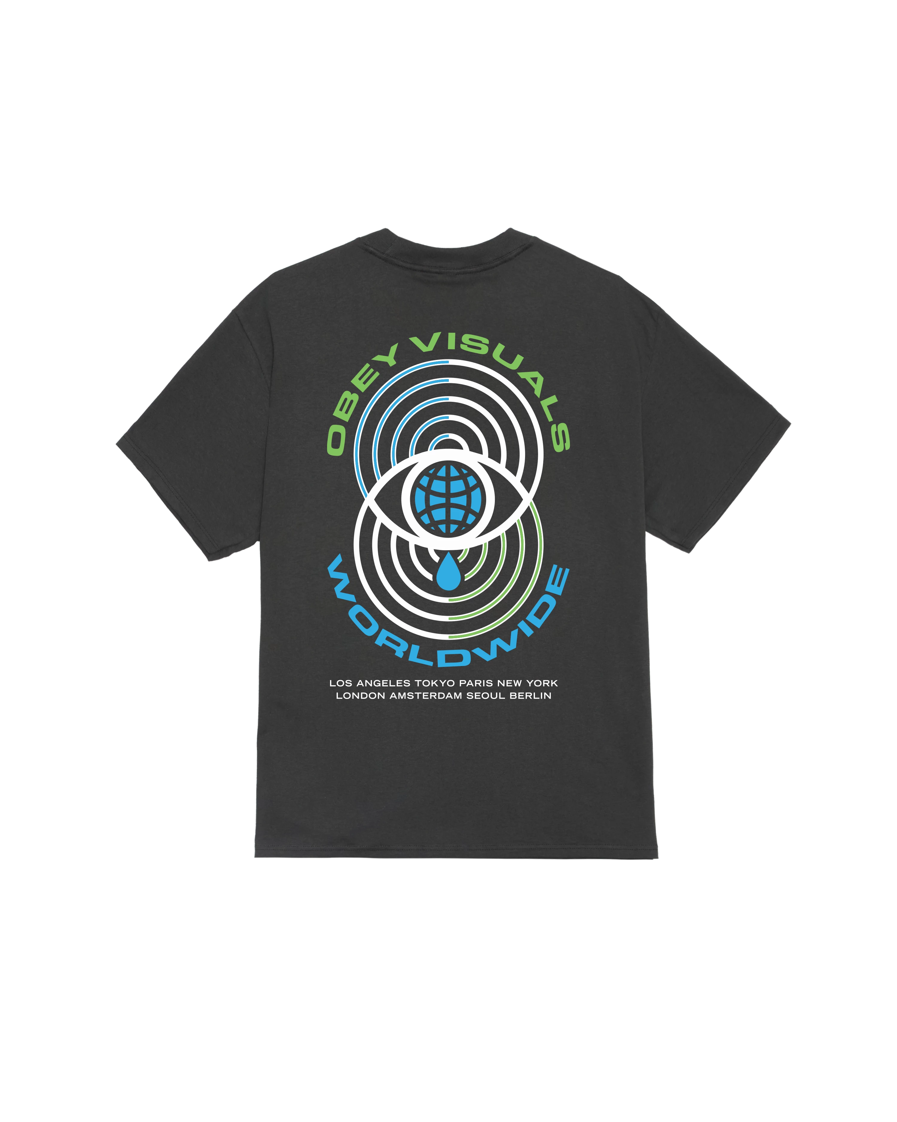 OBEY EARTH CRISIS VINTAGE TEE BLACK