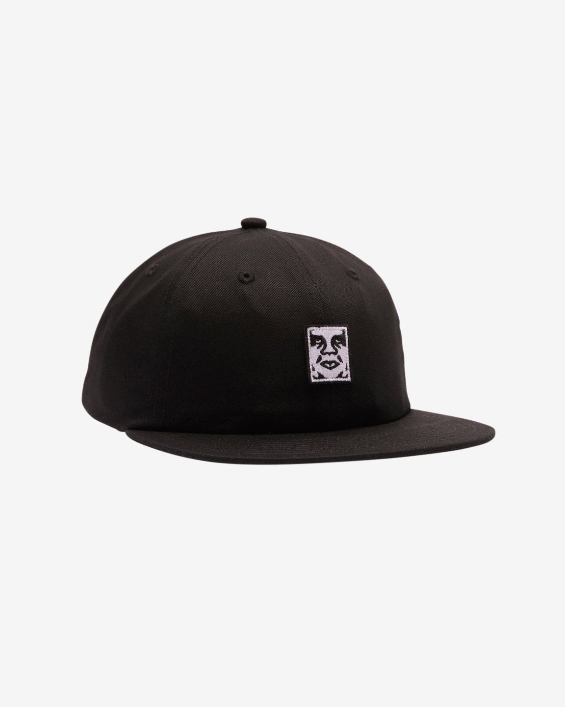 OBEY ICON PATCH PANEL STRAPBACK BLACK - Tôpette Skateboards & Lifestyle