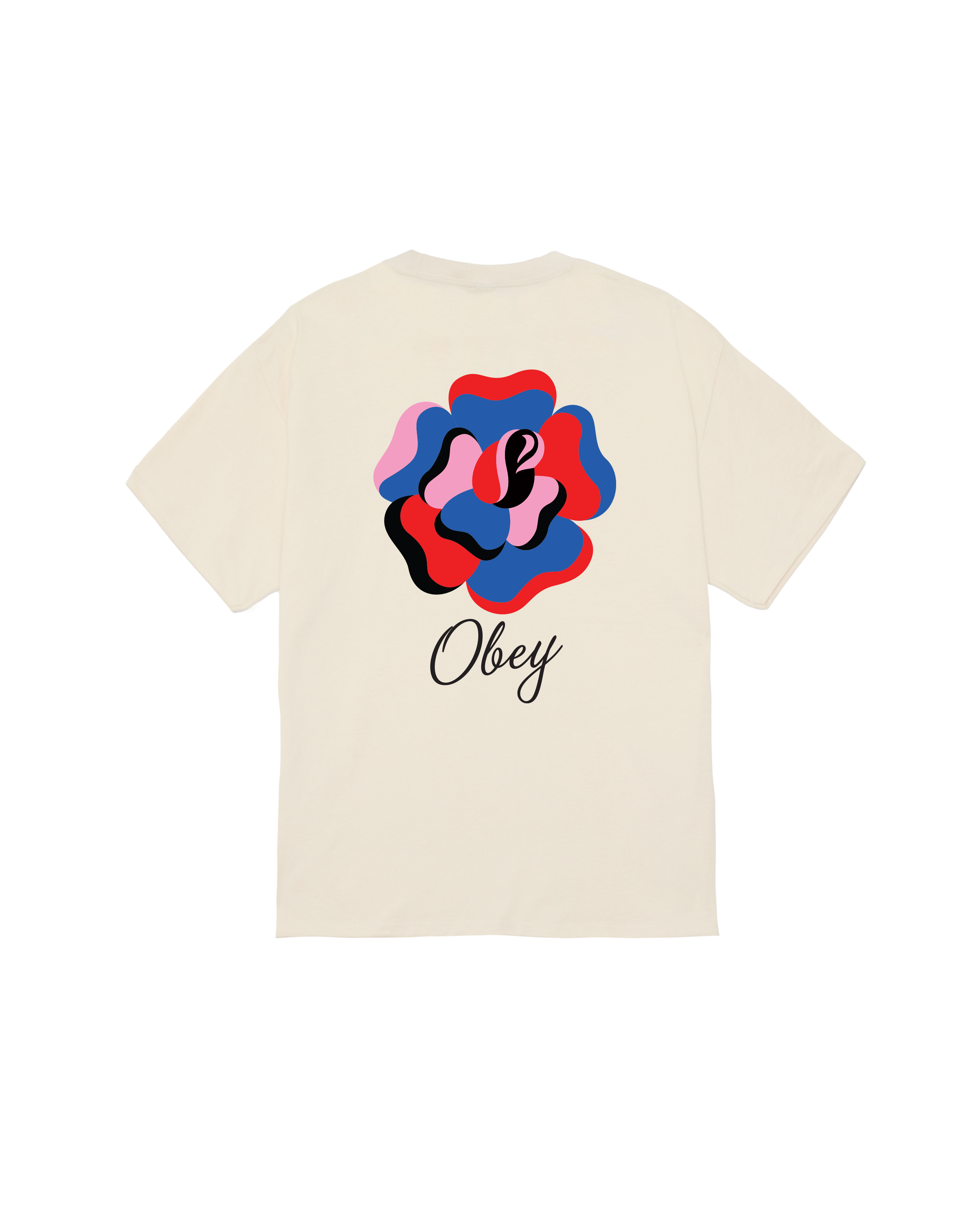 OBEY PAPER ROSE TEE CREAM - Tôpette Skateboards & Lifestyle