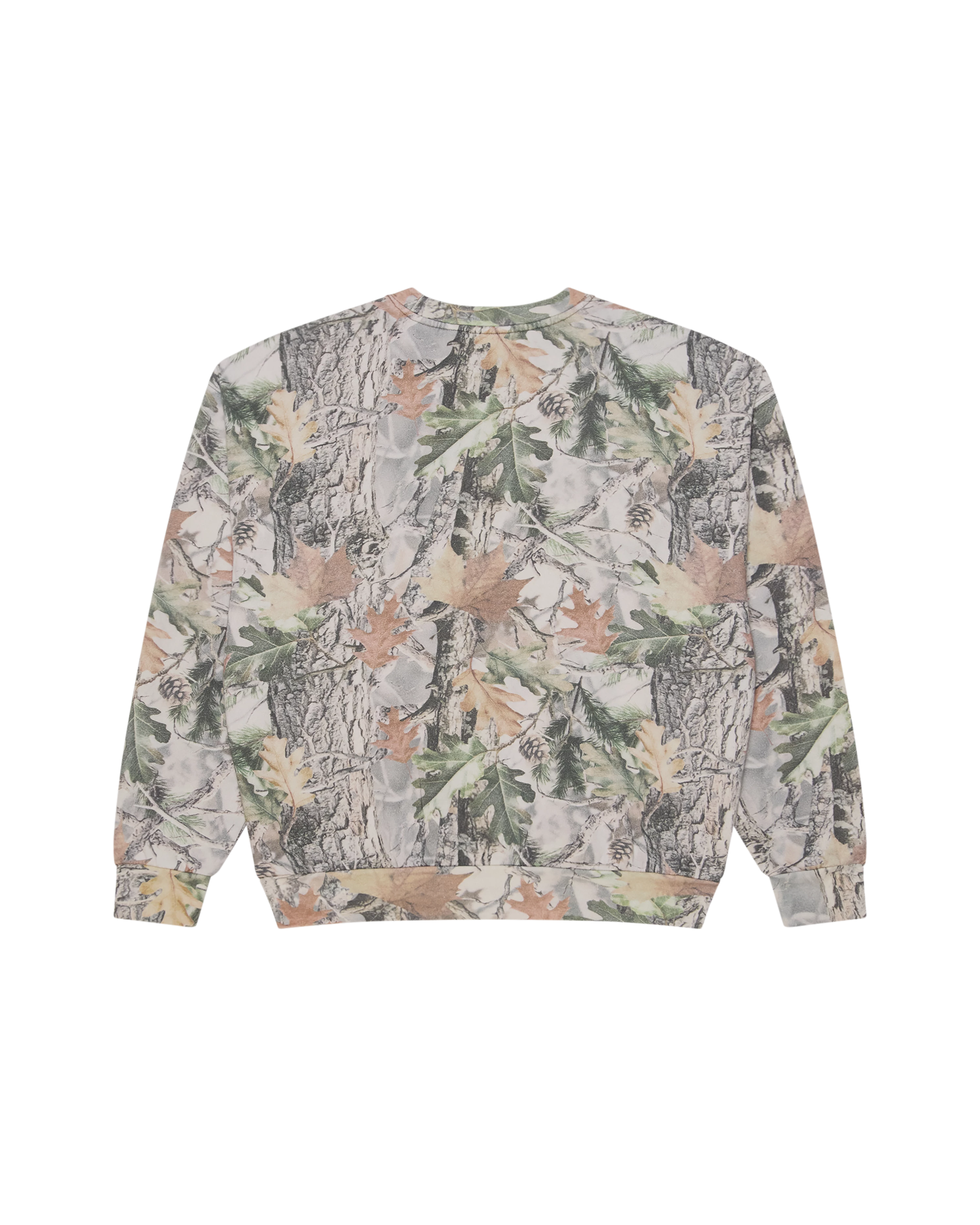 OBEY POST CREW DUSTY VINTAGE WOOD CAMO - vue 2